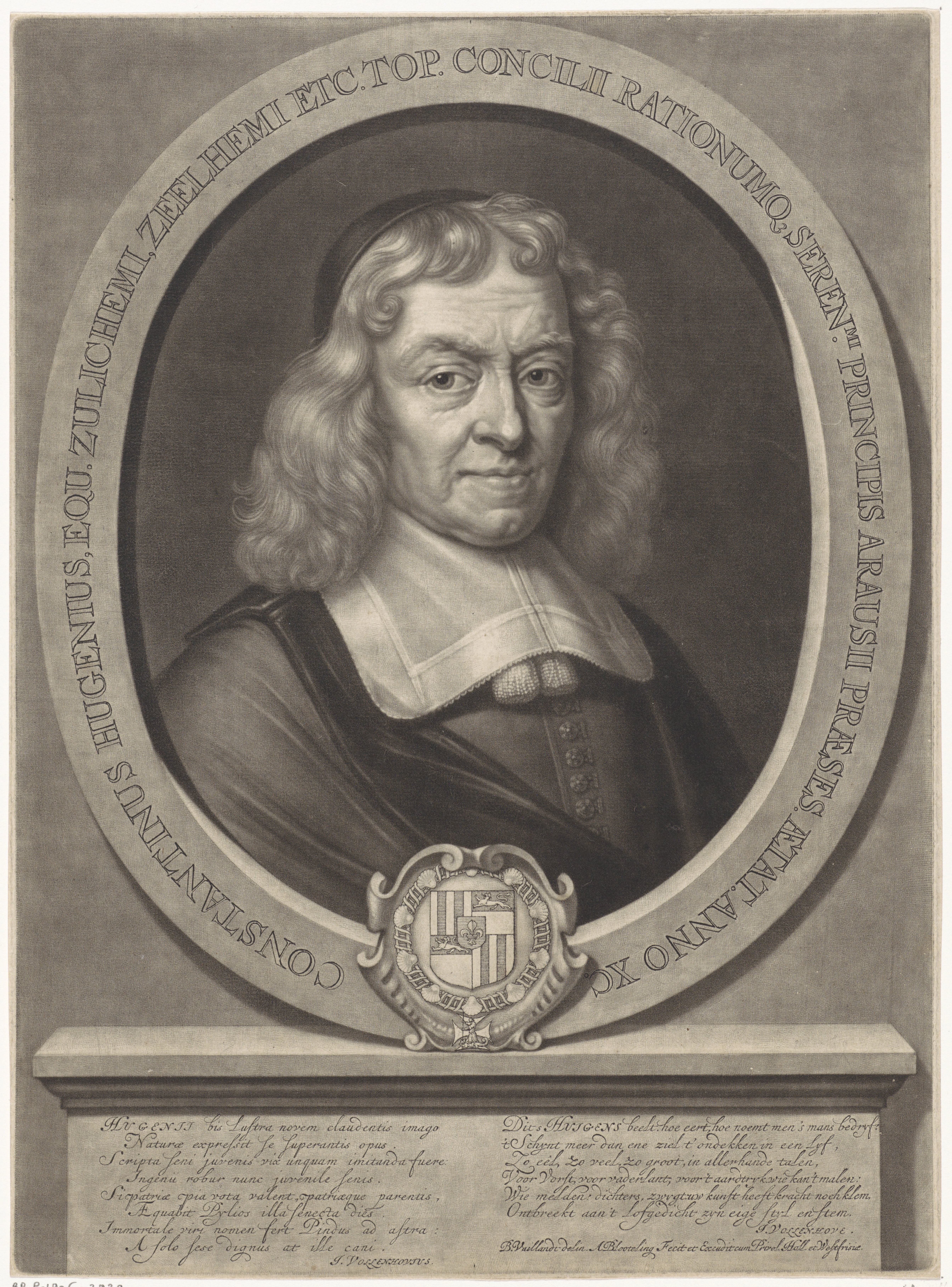 Portret van Constantijn Huygens
