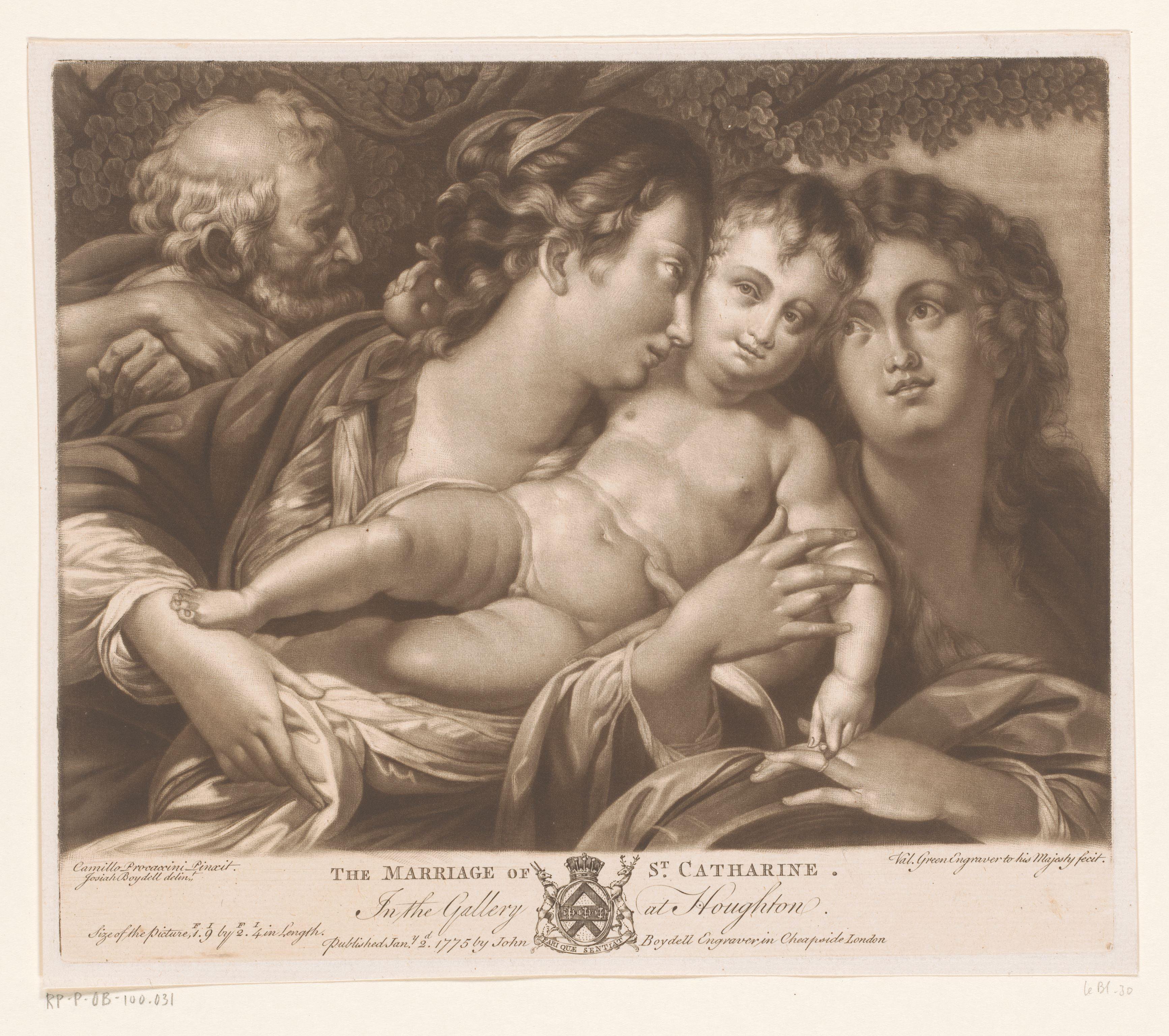 Mystiek huwelijk van de heilige Catharina van Alexandrië