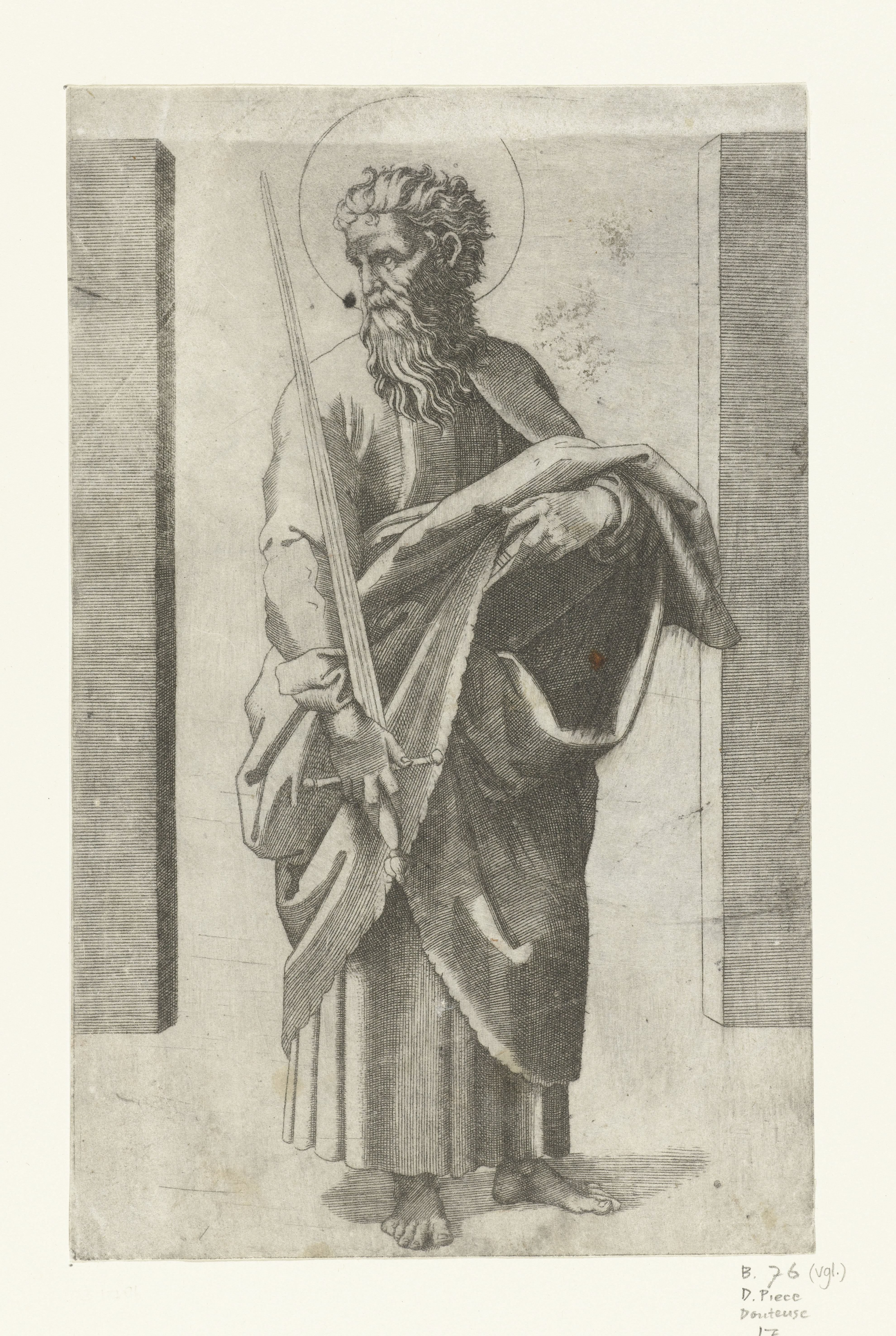 Apostel Paulus met zwaard