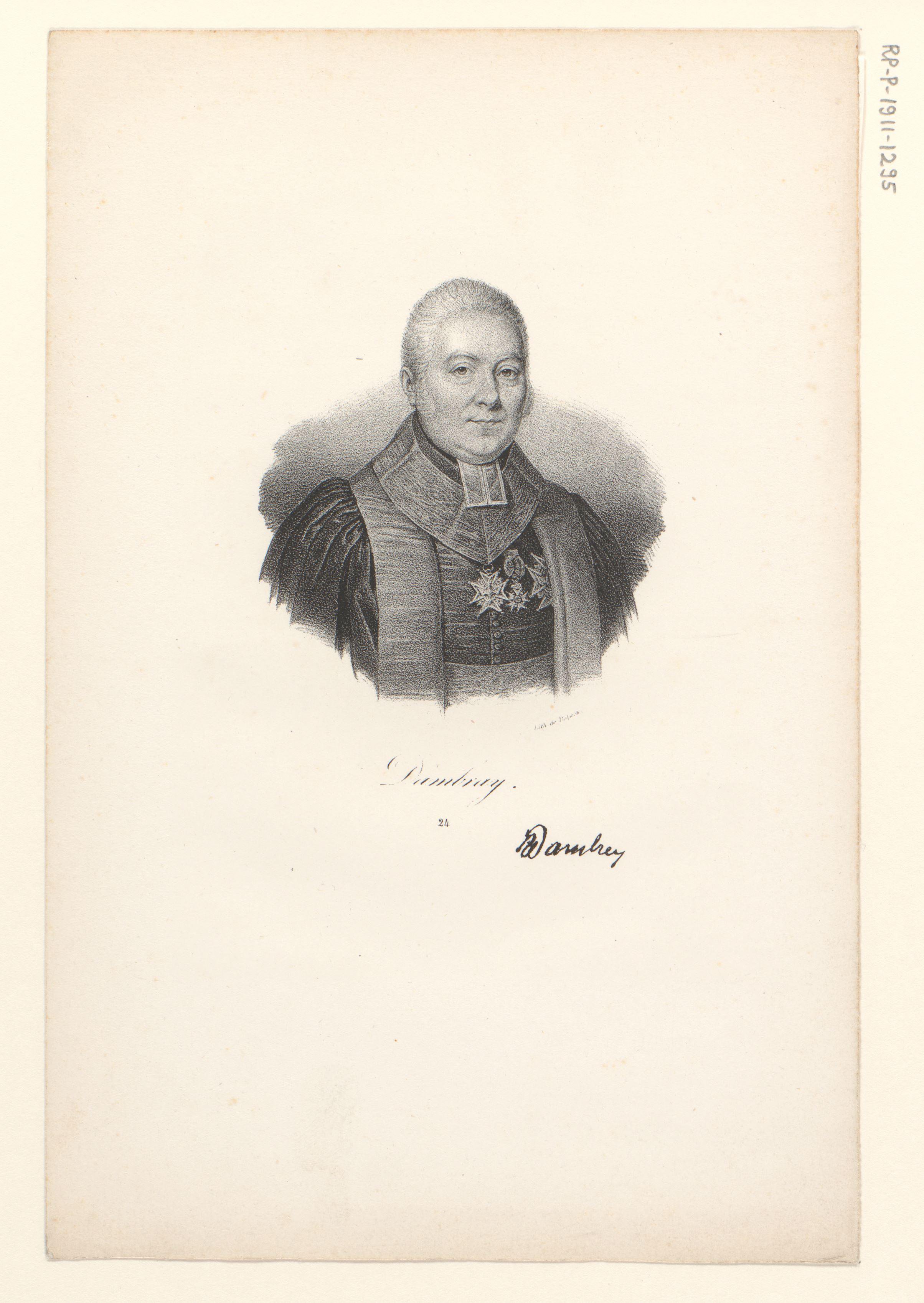 Portret van Charles-Henri Dambray