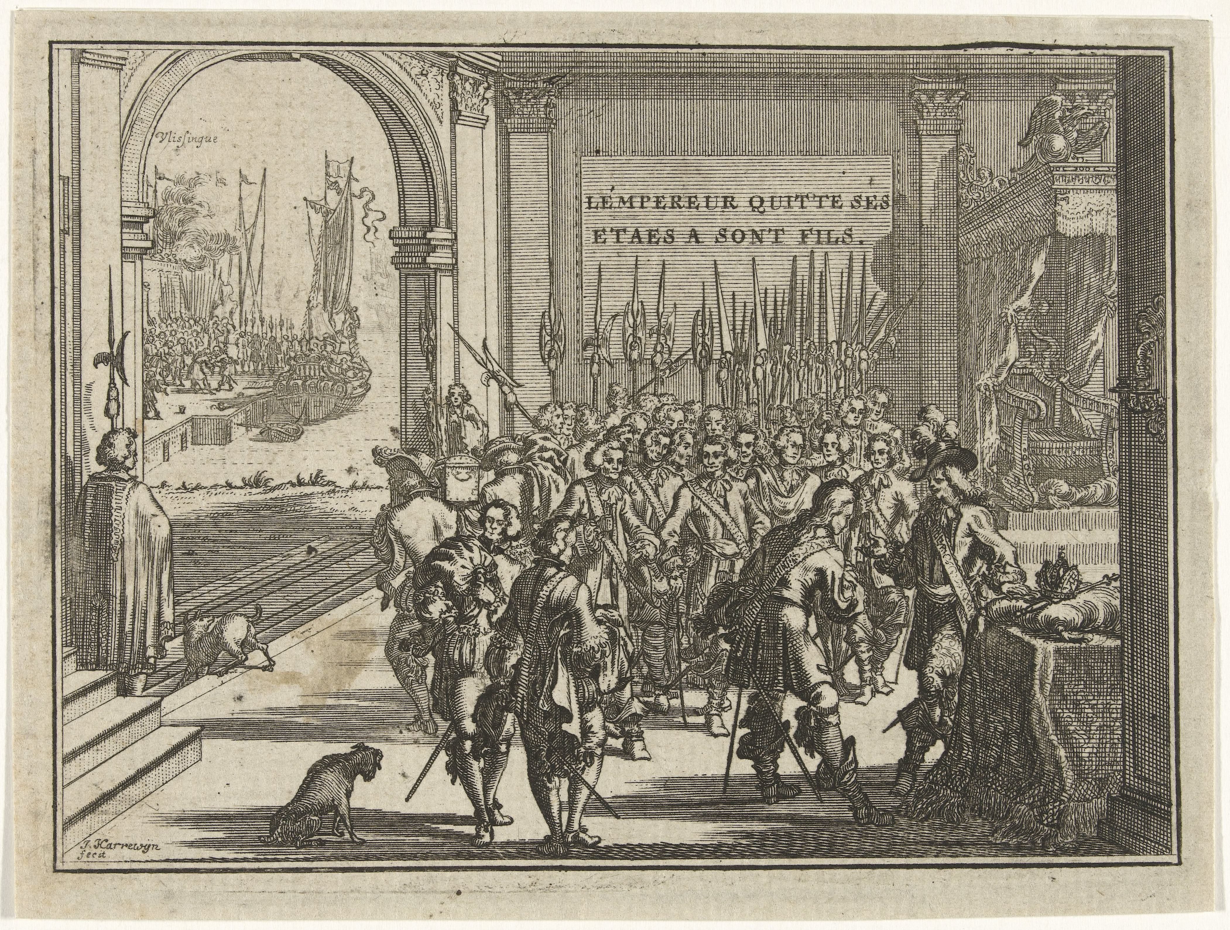 Troonafstand van Karel V