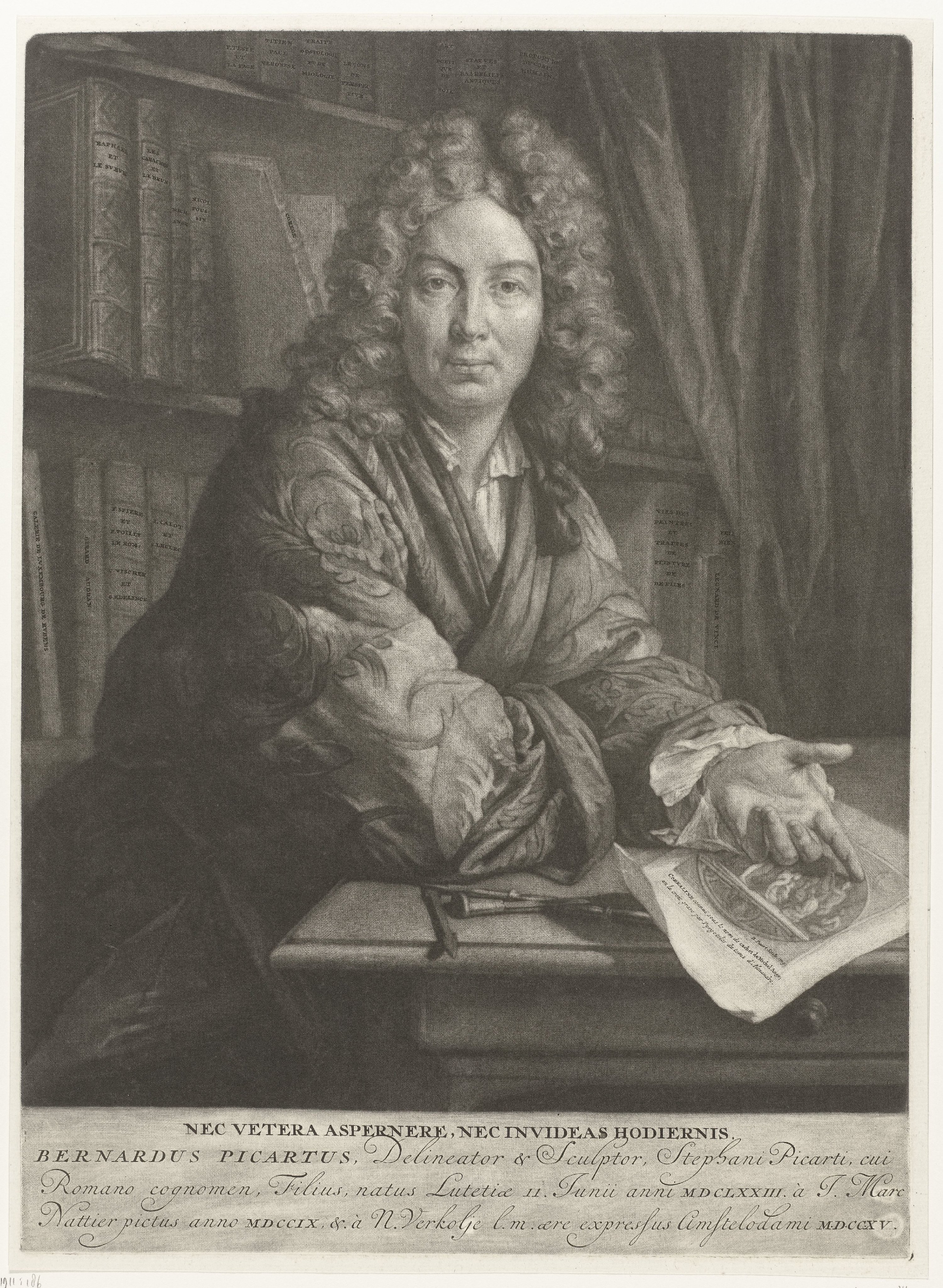 Portret van Bernard Picart