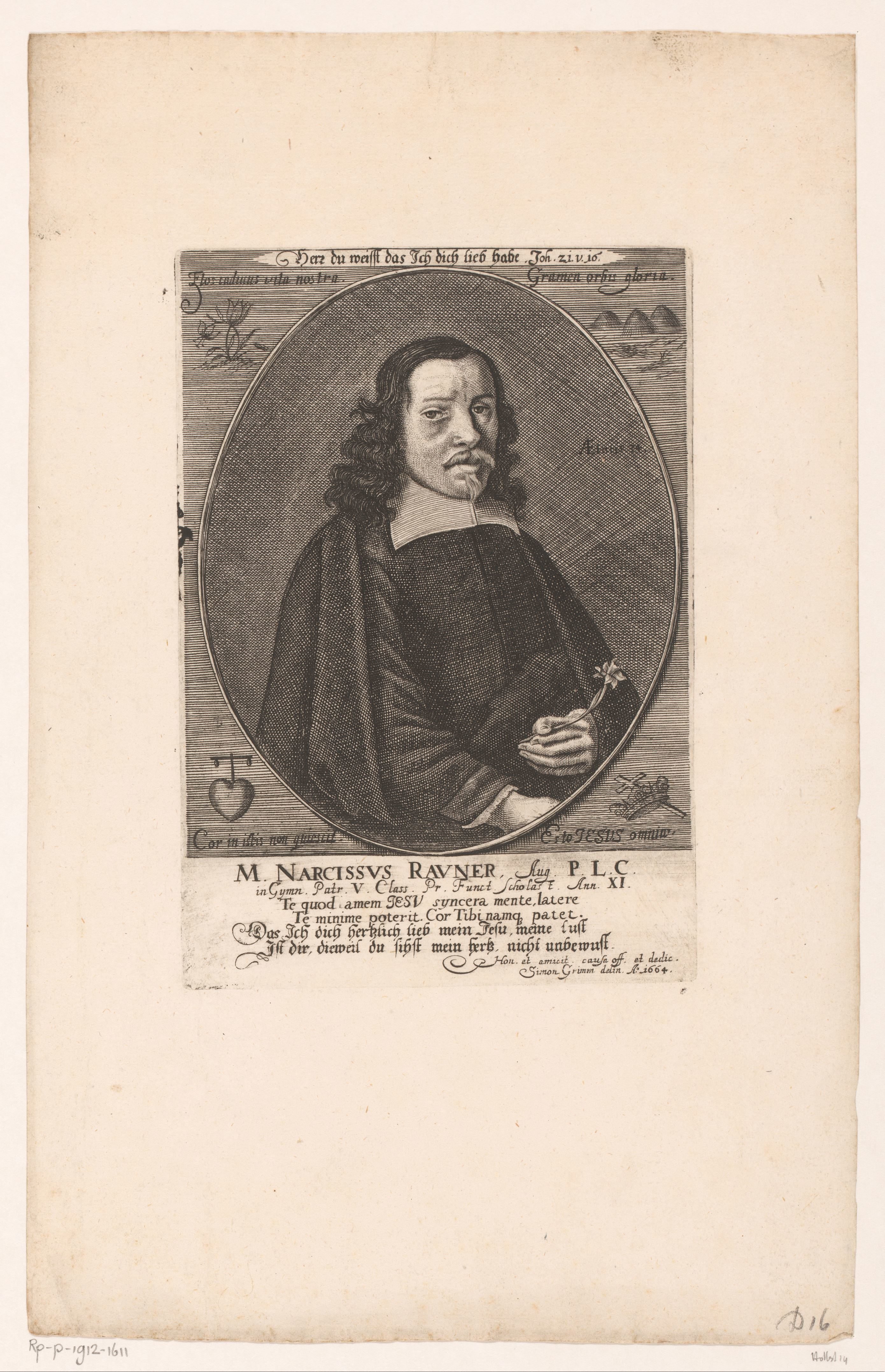 Portret van Georg Ludwig Hartig