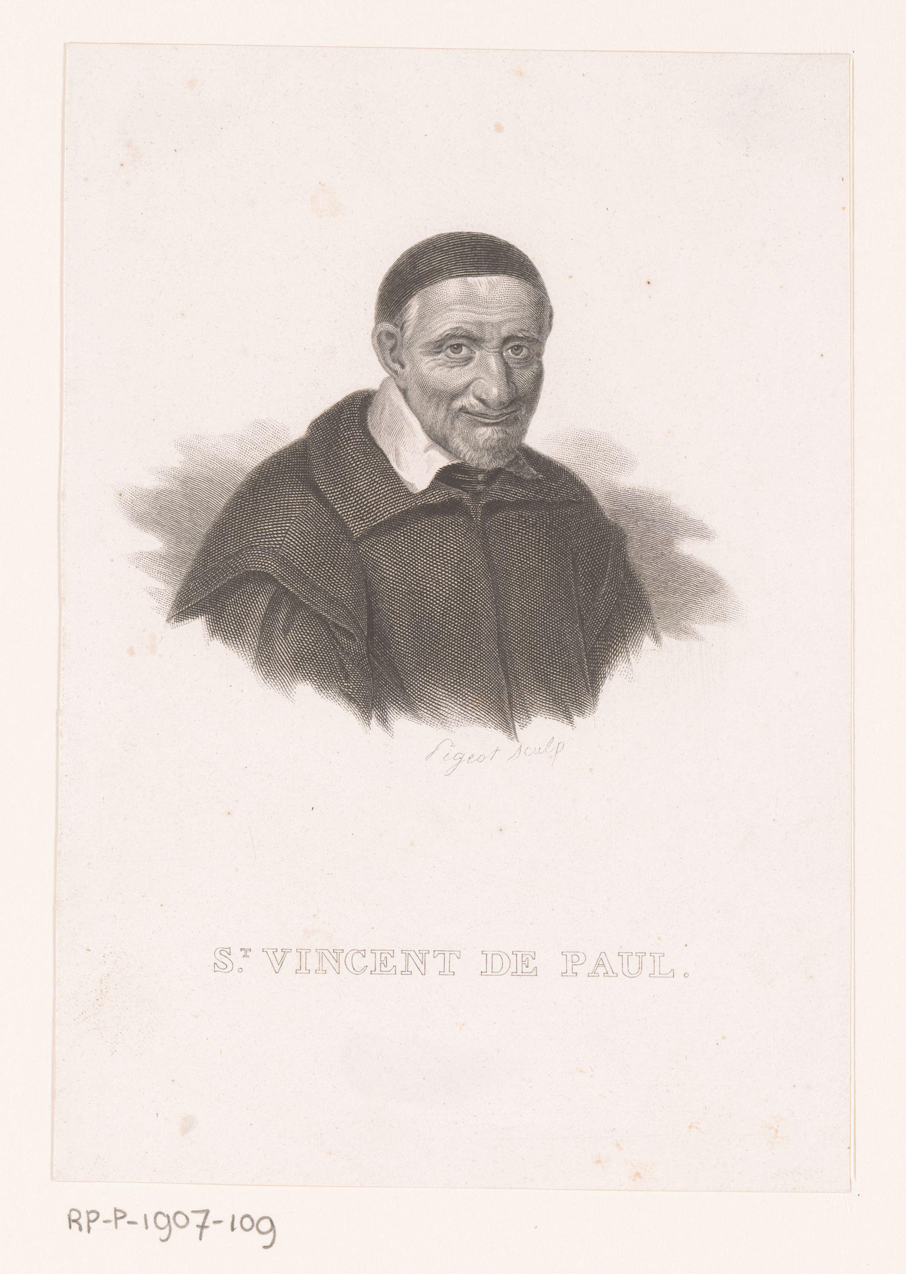 Portret van Vincent de Paul