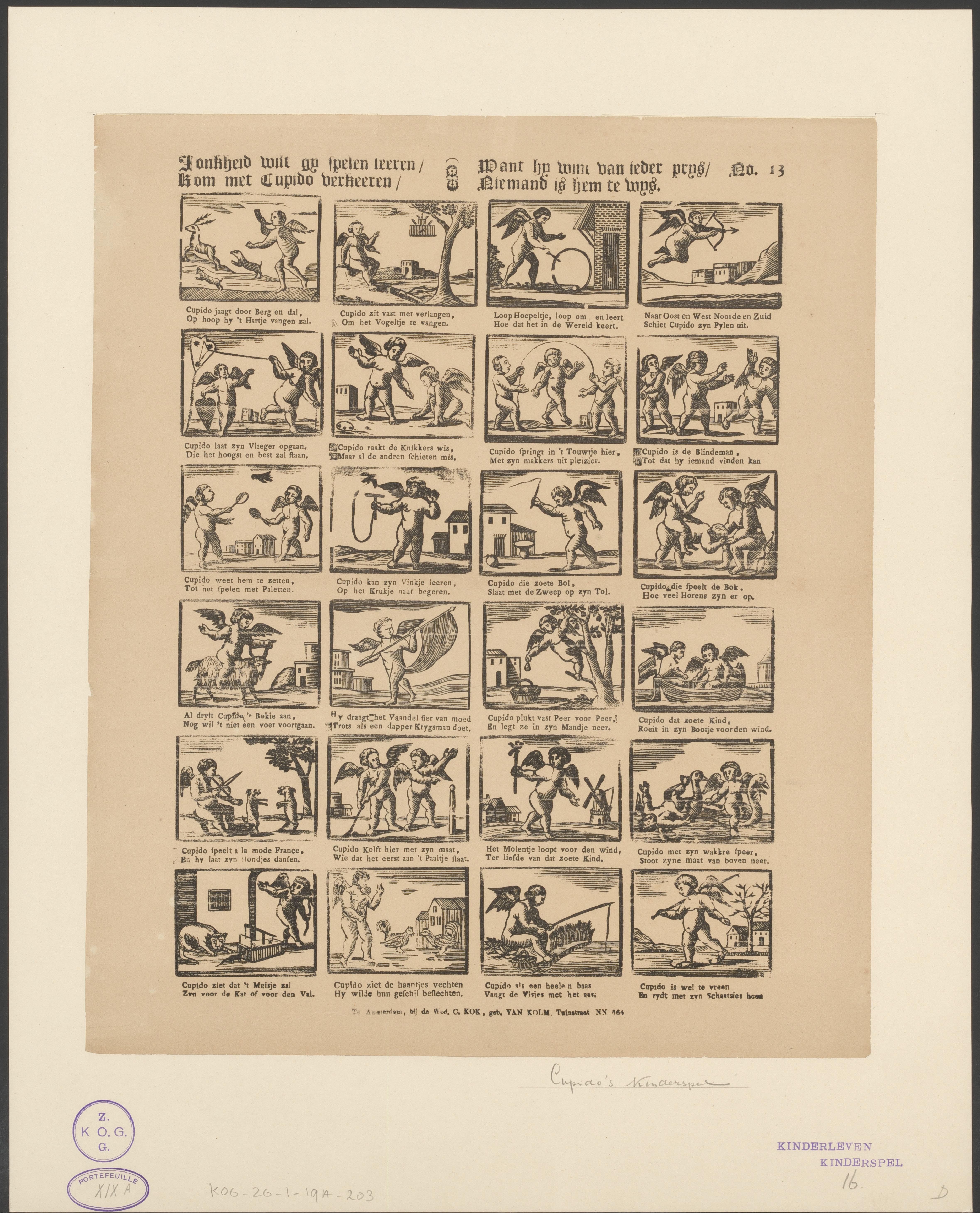 Spelende putti