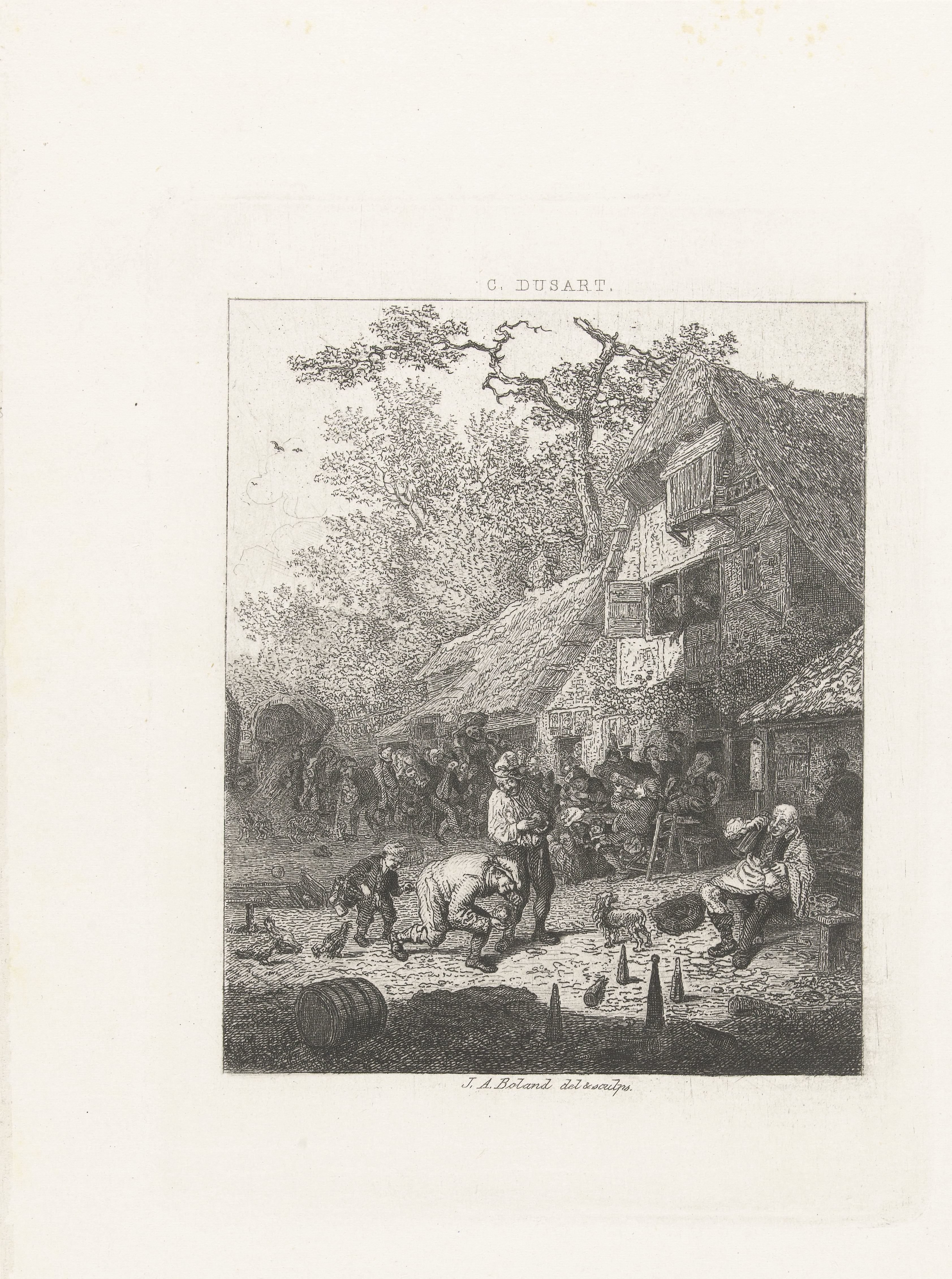 Kegelaars voor een herberg