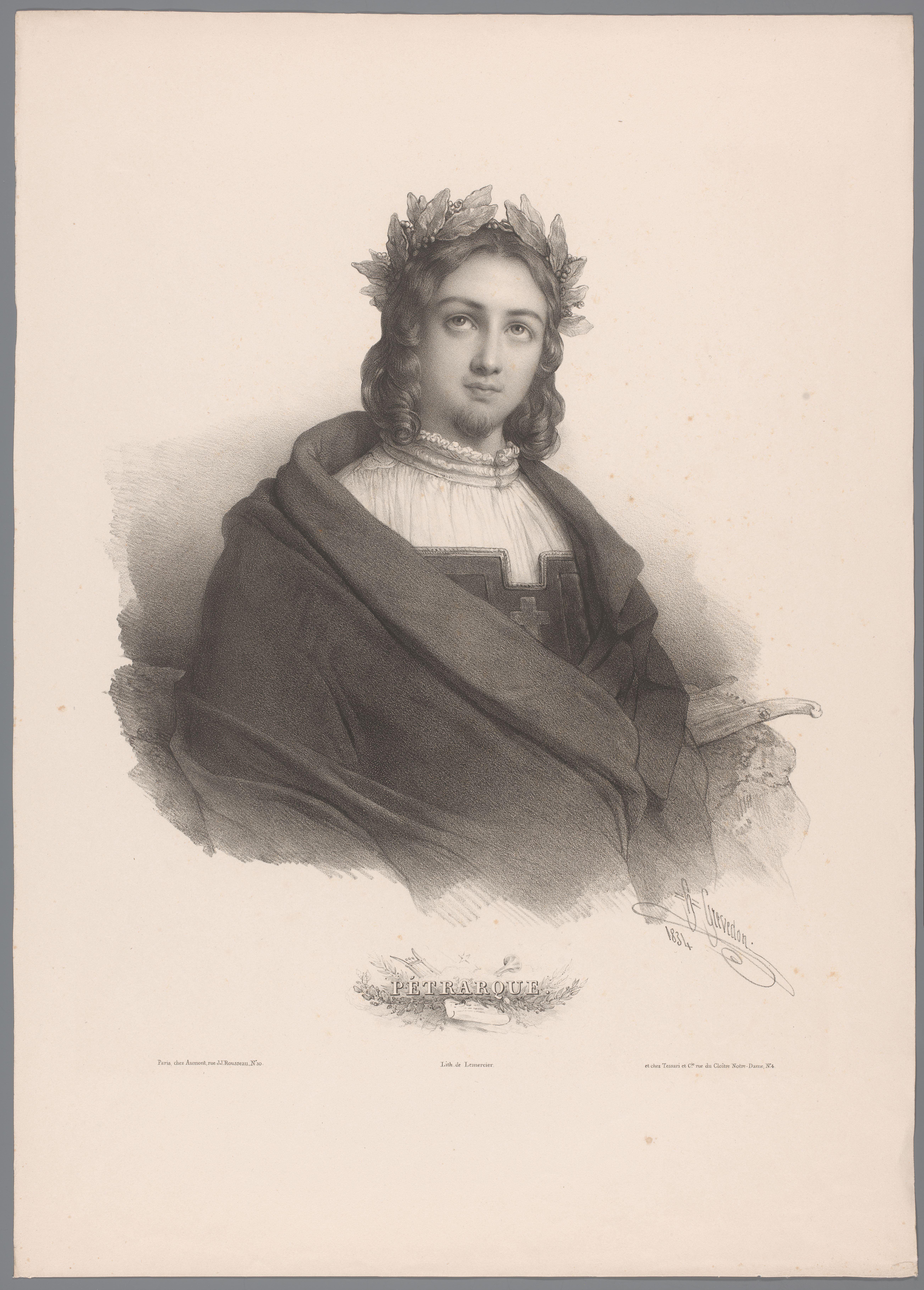 Portret van Francesco Petrarca