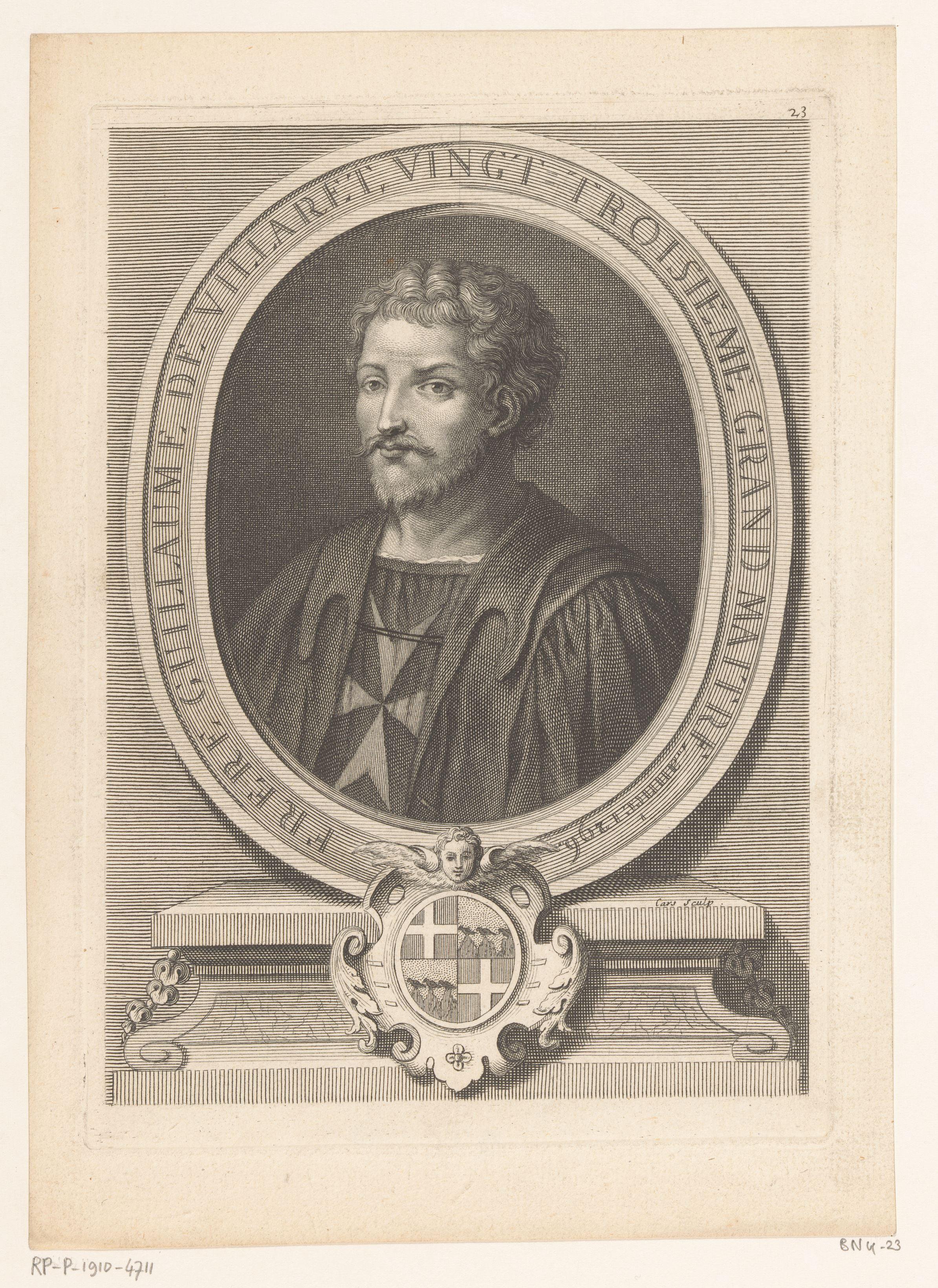 Portret van Guillaume de Villaret