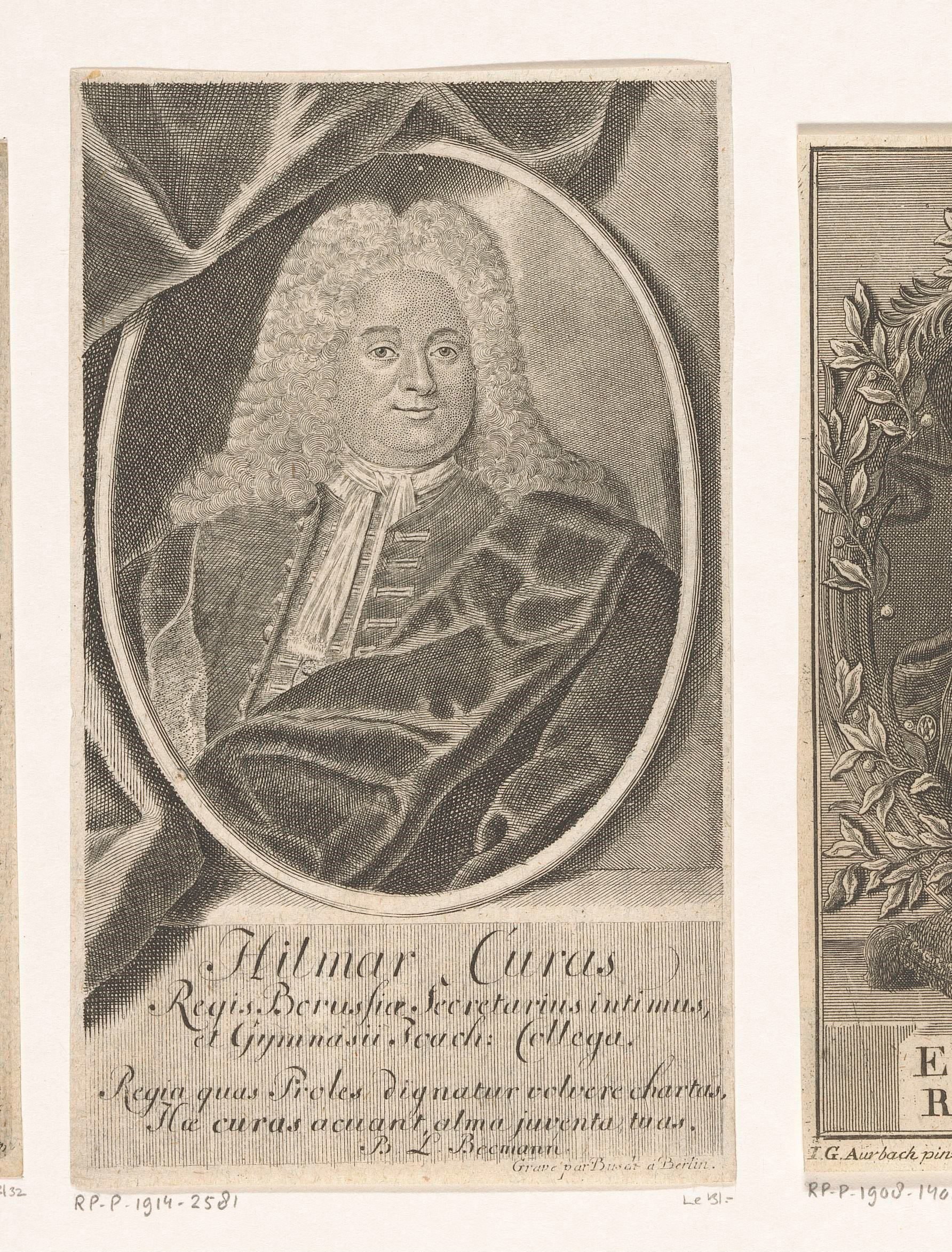 Portret van Hilmar Curas