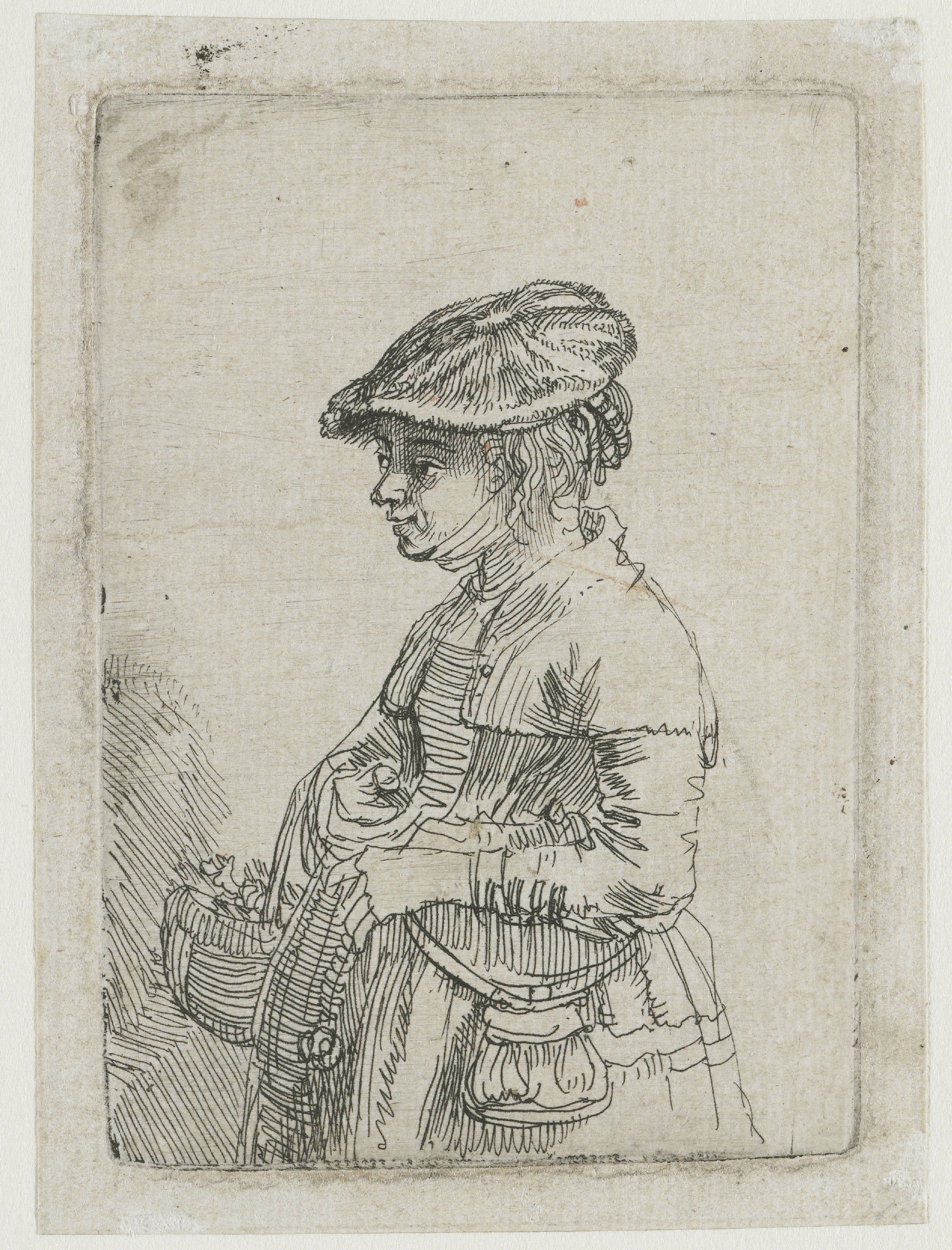 Girl with a Basket