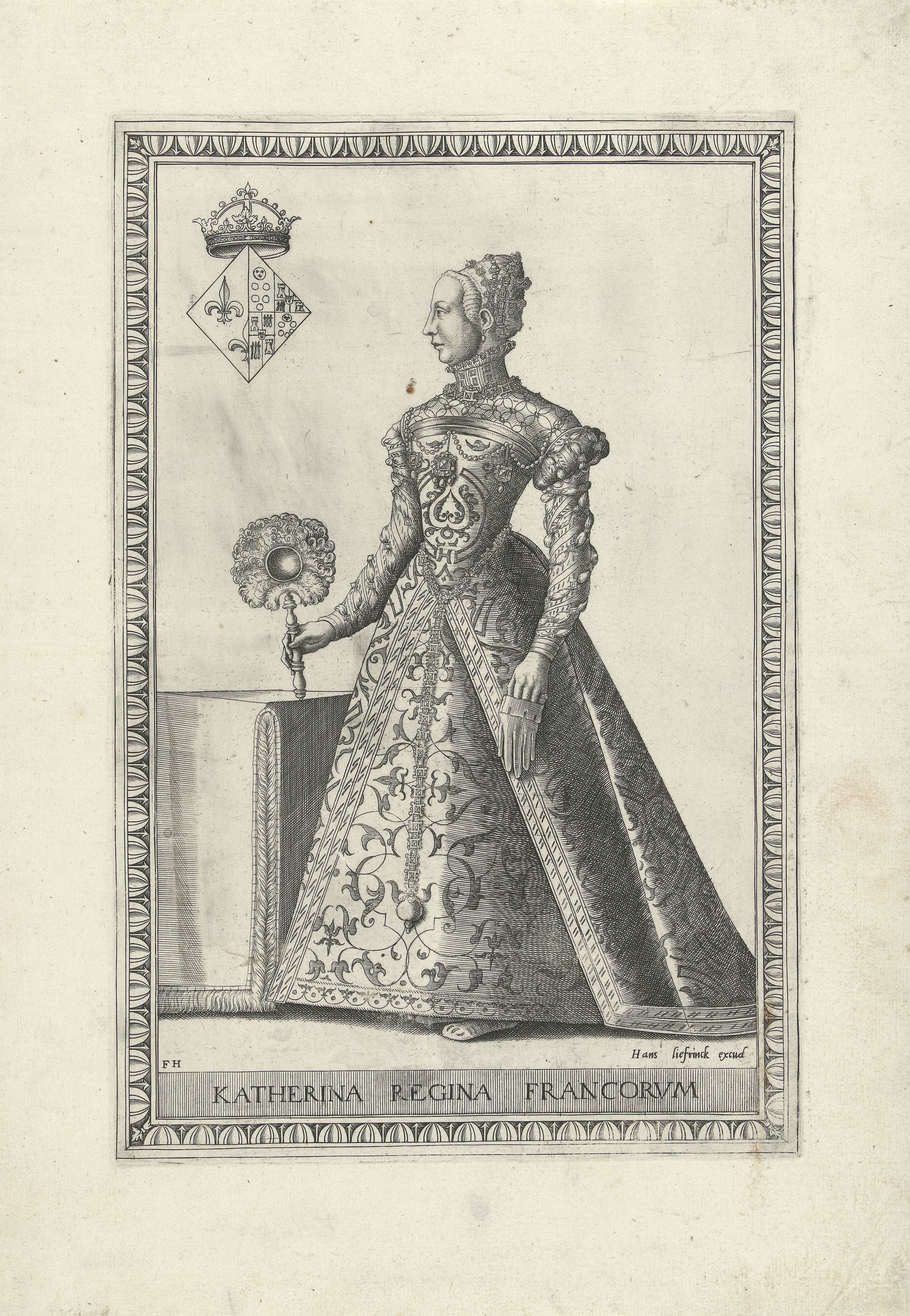 Portret van Catharina de' Medici