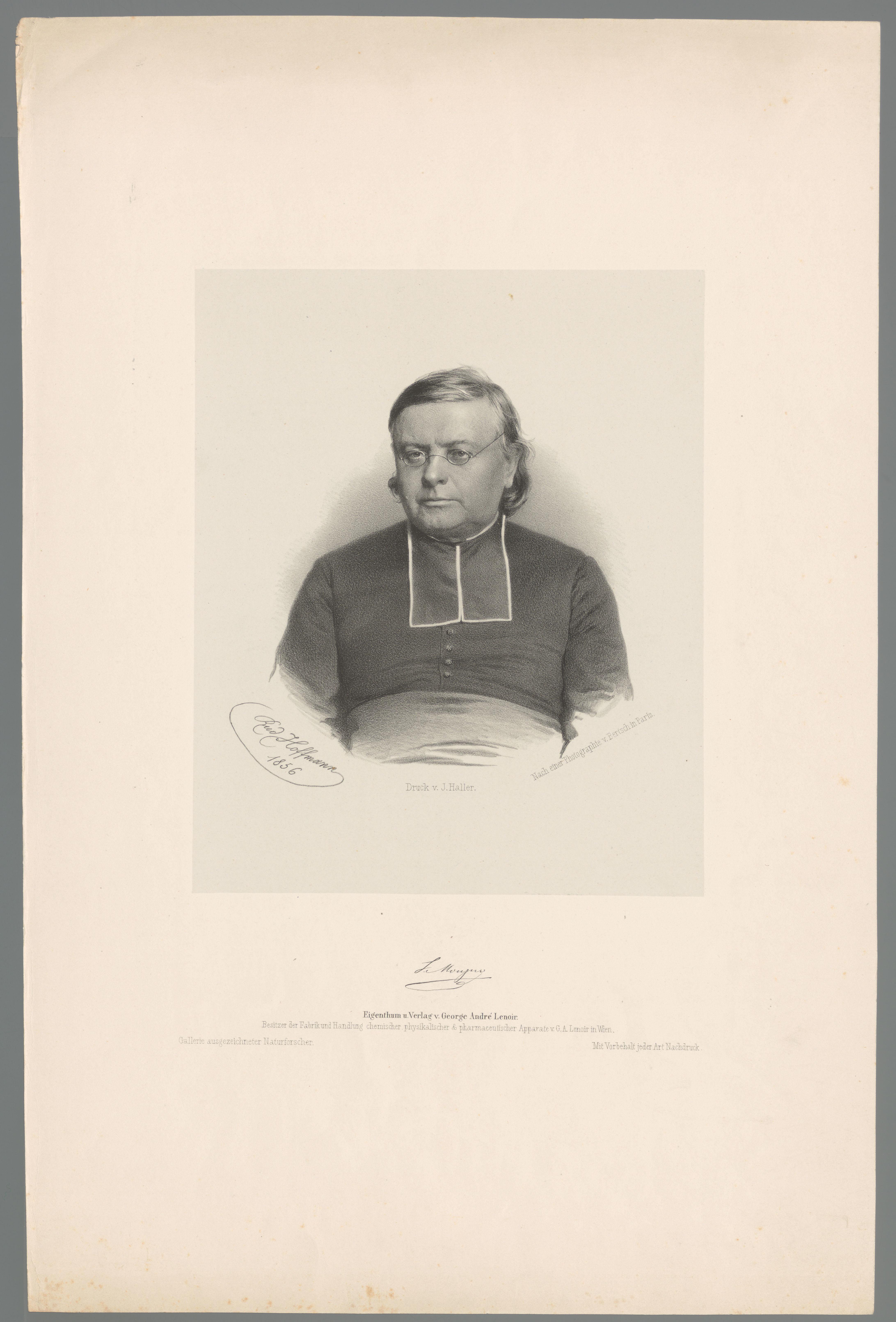 Portret van François Napoléon Marie Moigno