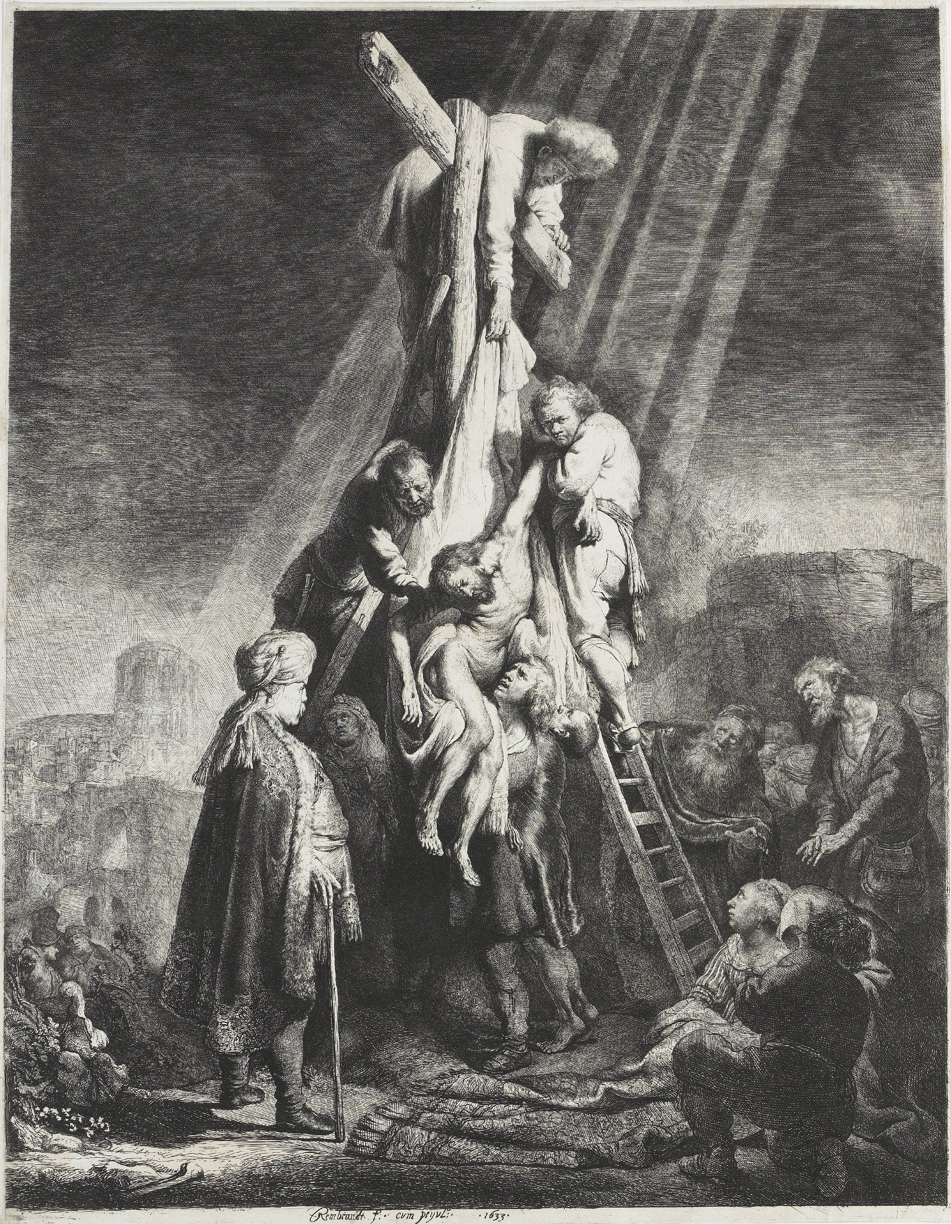 The descent from the cross: second plate