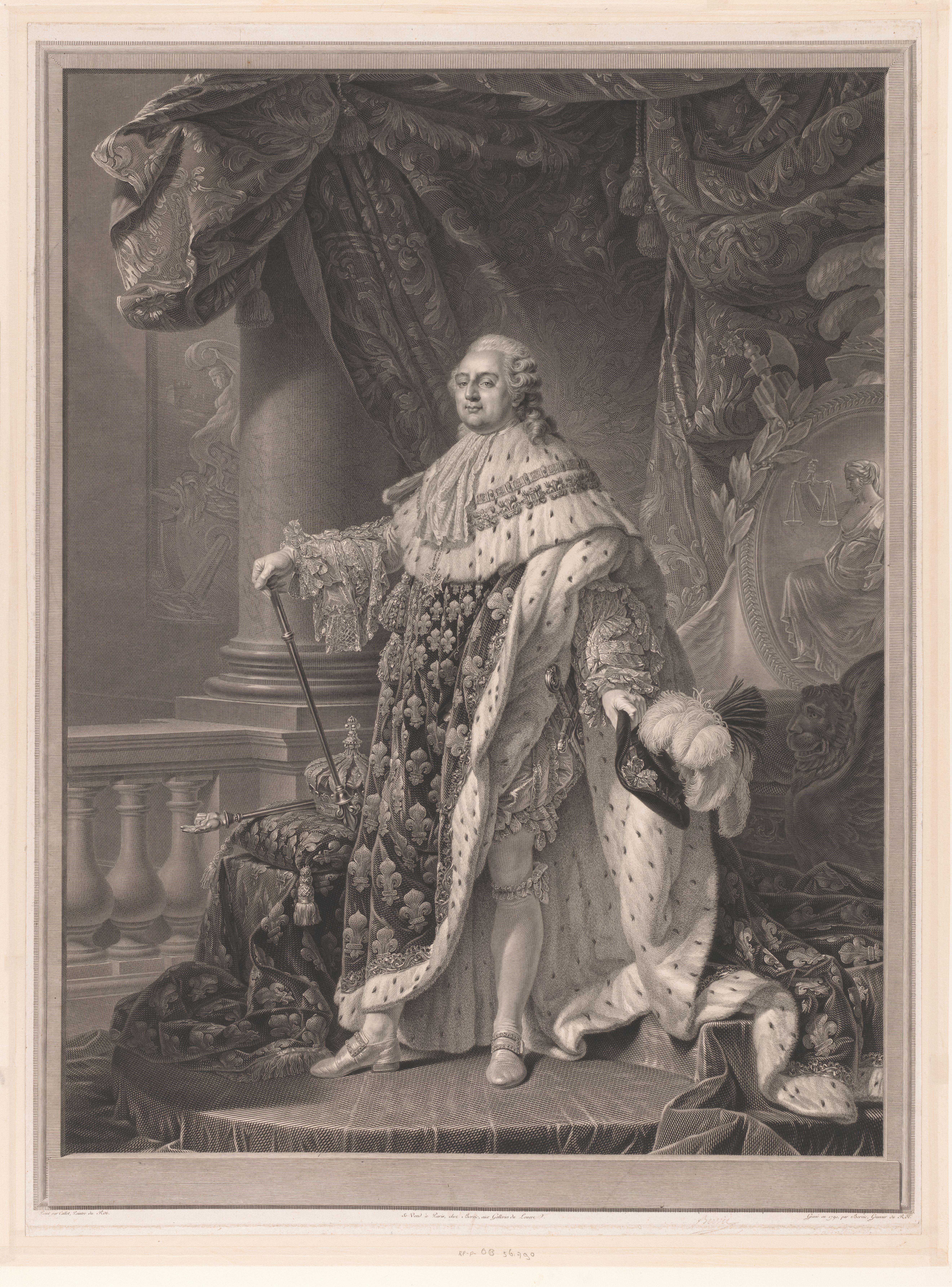 Portret van Lodewijk XVI van Frankrijk