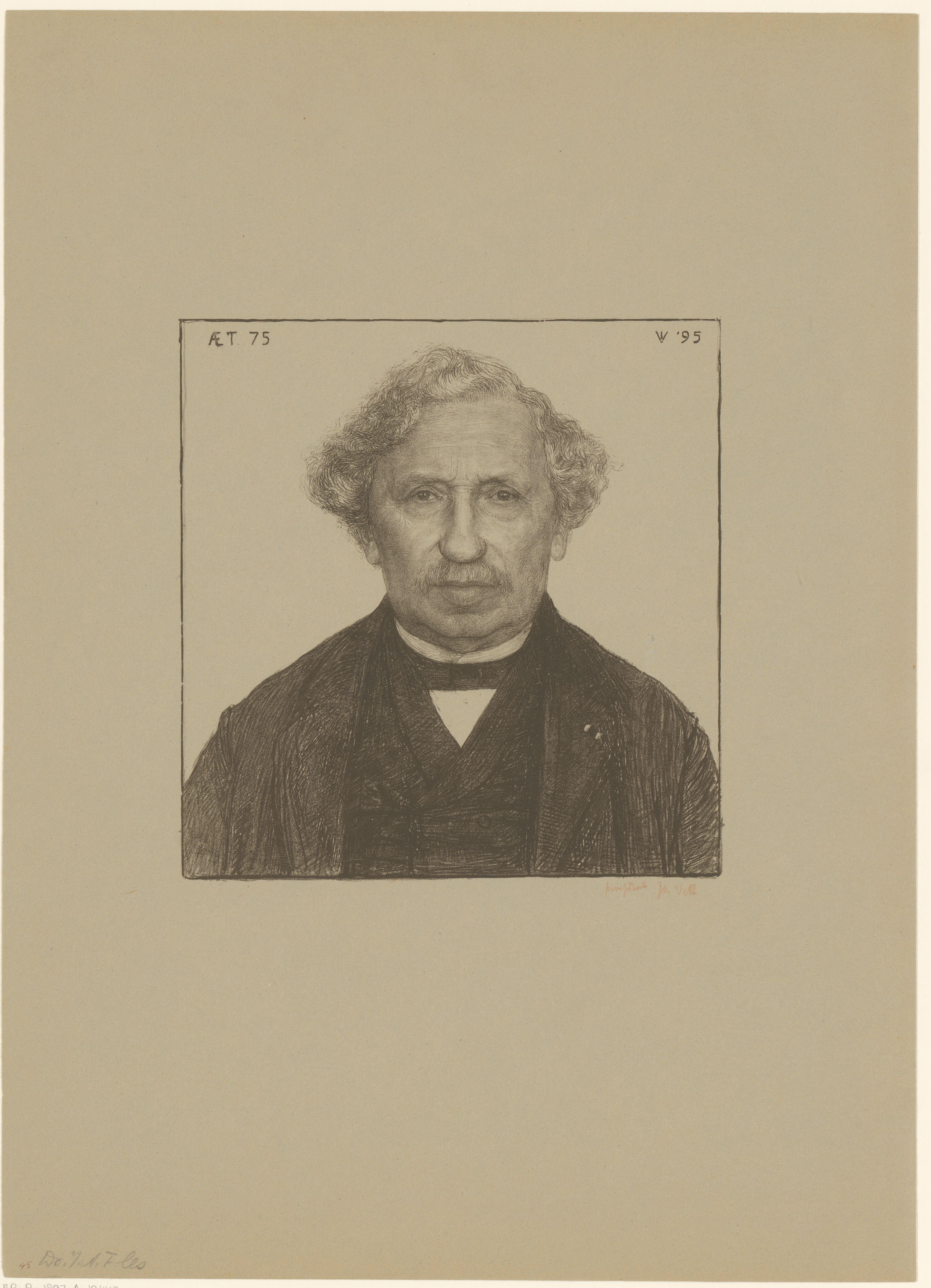 Portret van Joseph Alexander Fles