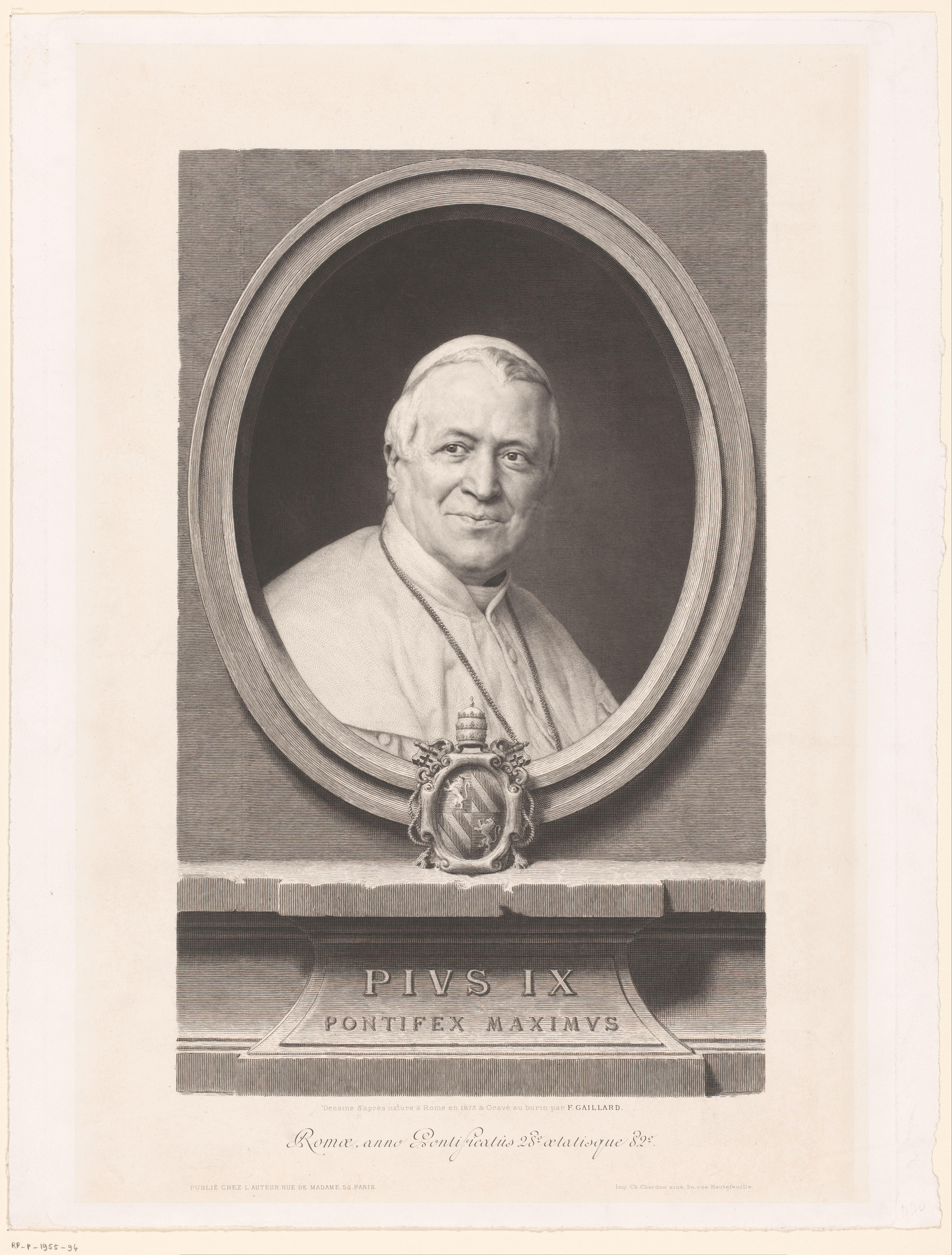 Portret van Pius IX