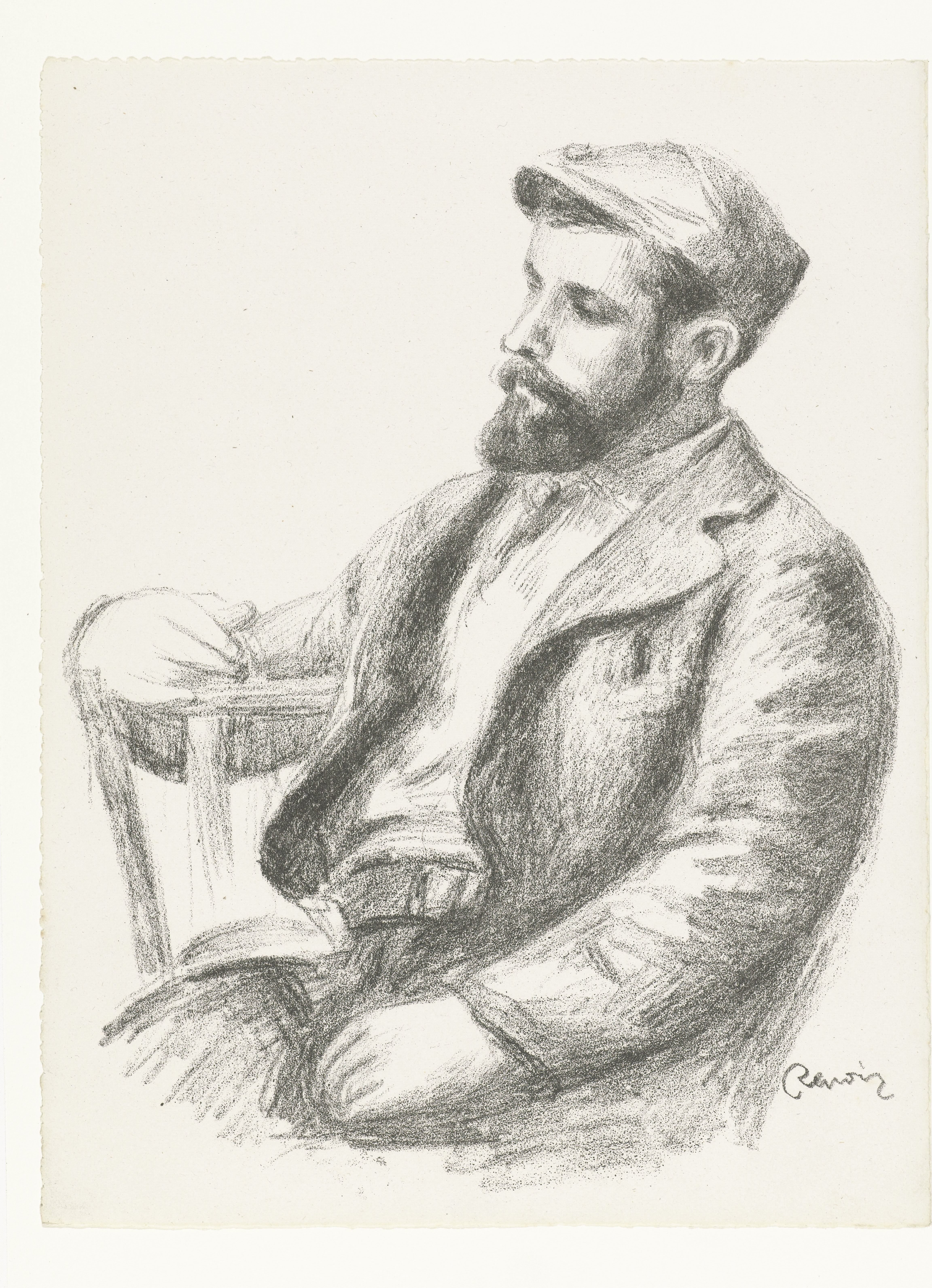 Portret van kunstenaar Louis Valtat
