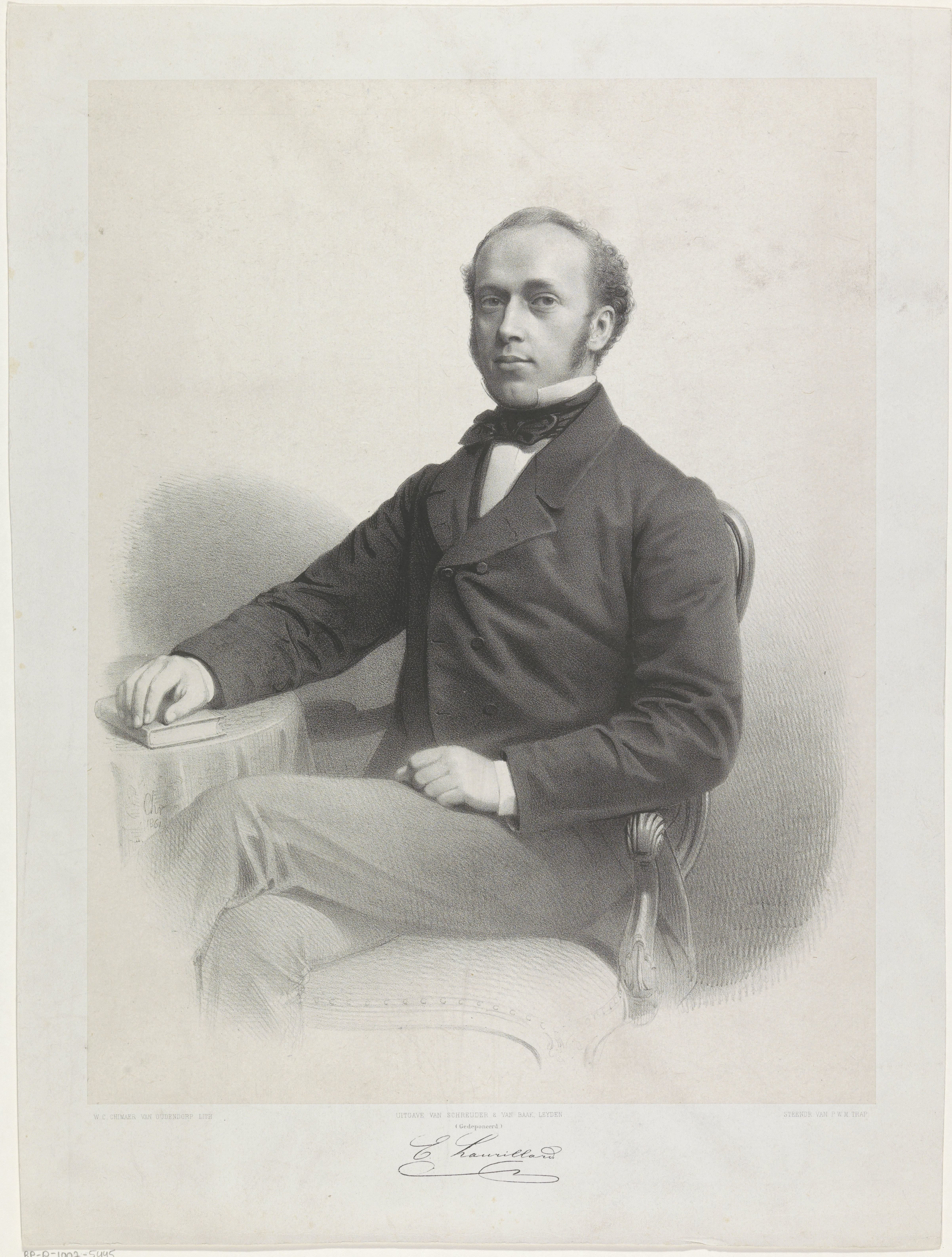 Portret van Elisa Laurillard