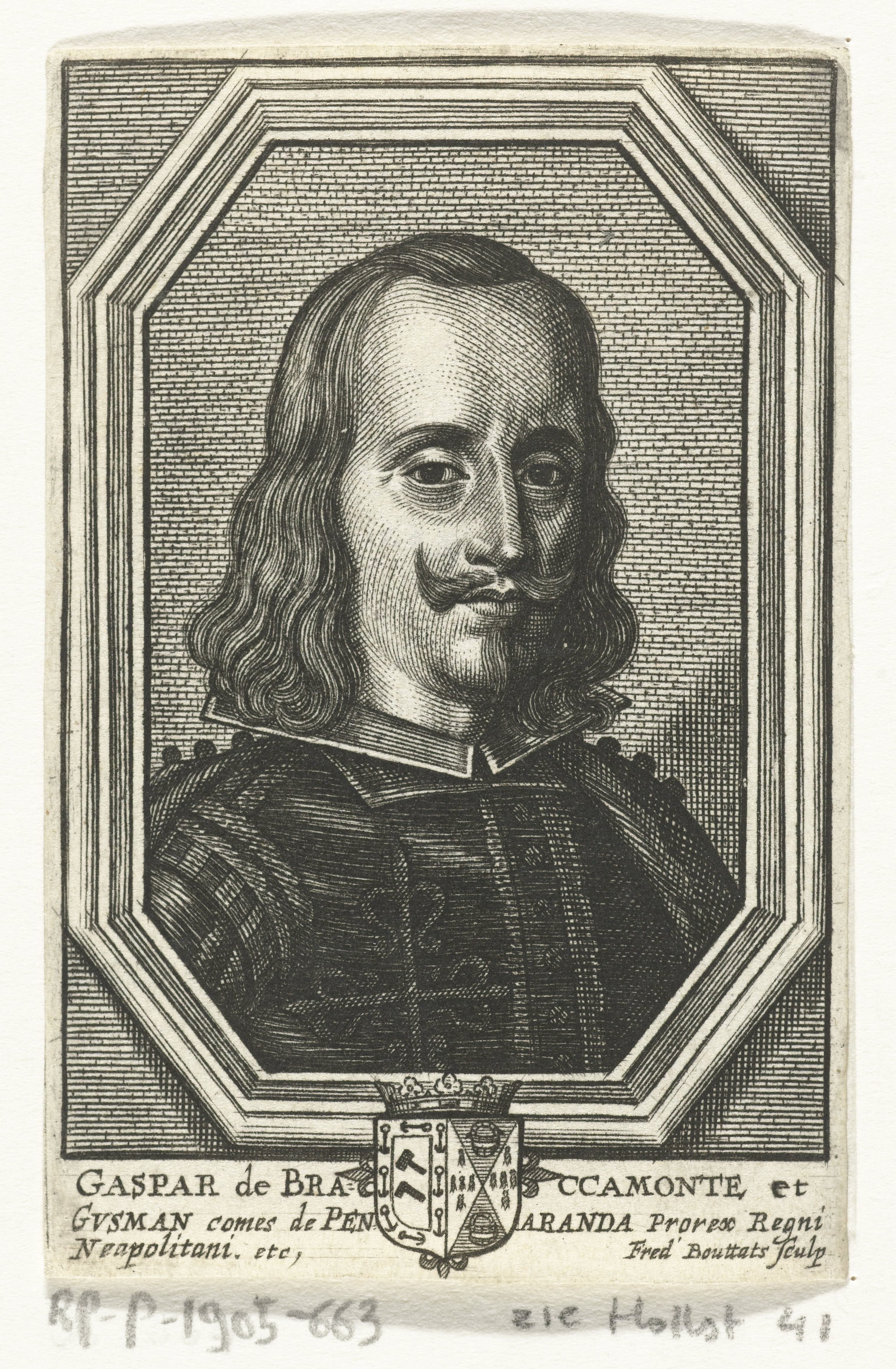 Portret van Gaspar de Bracamonte