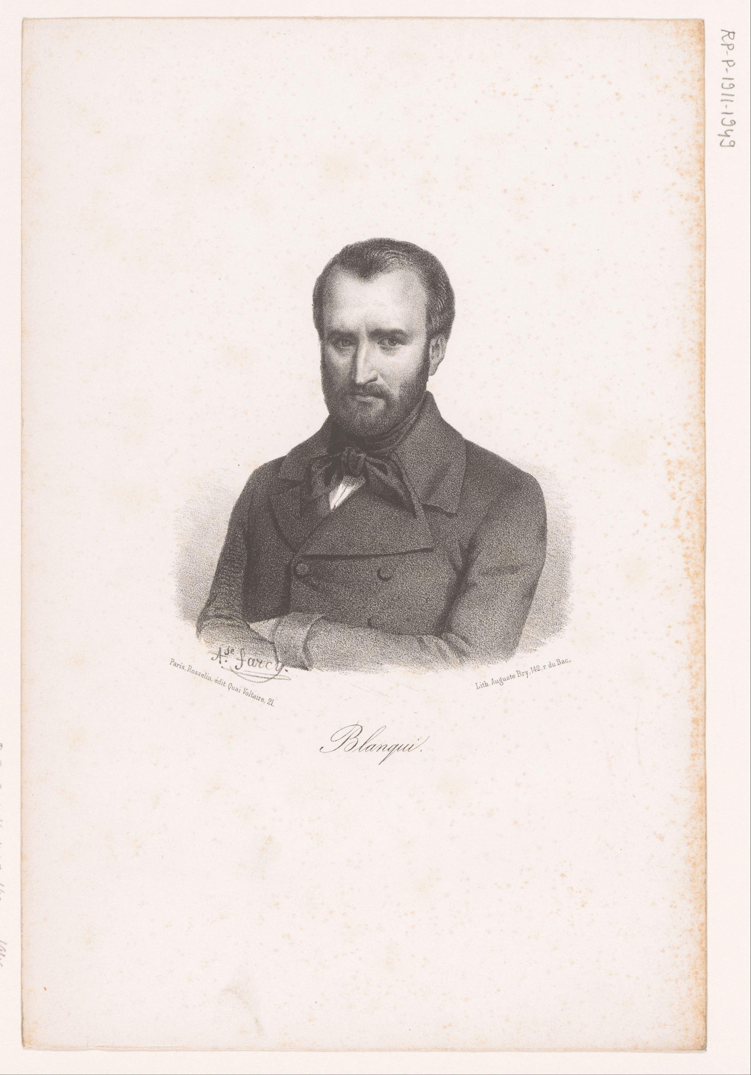Portret van Auguste Blanqui