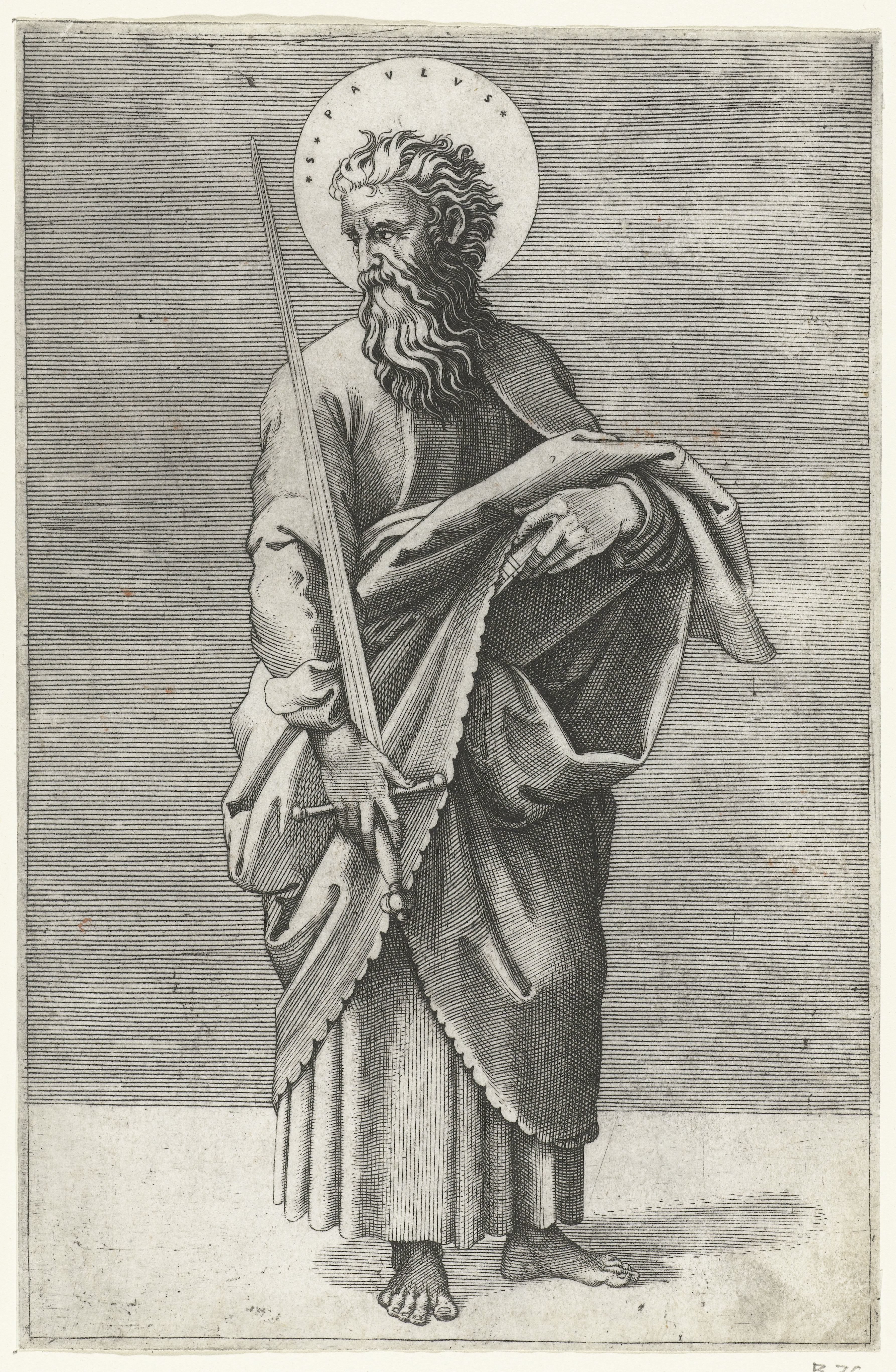 Apostel Paulus met zwaard
