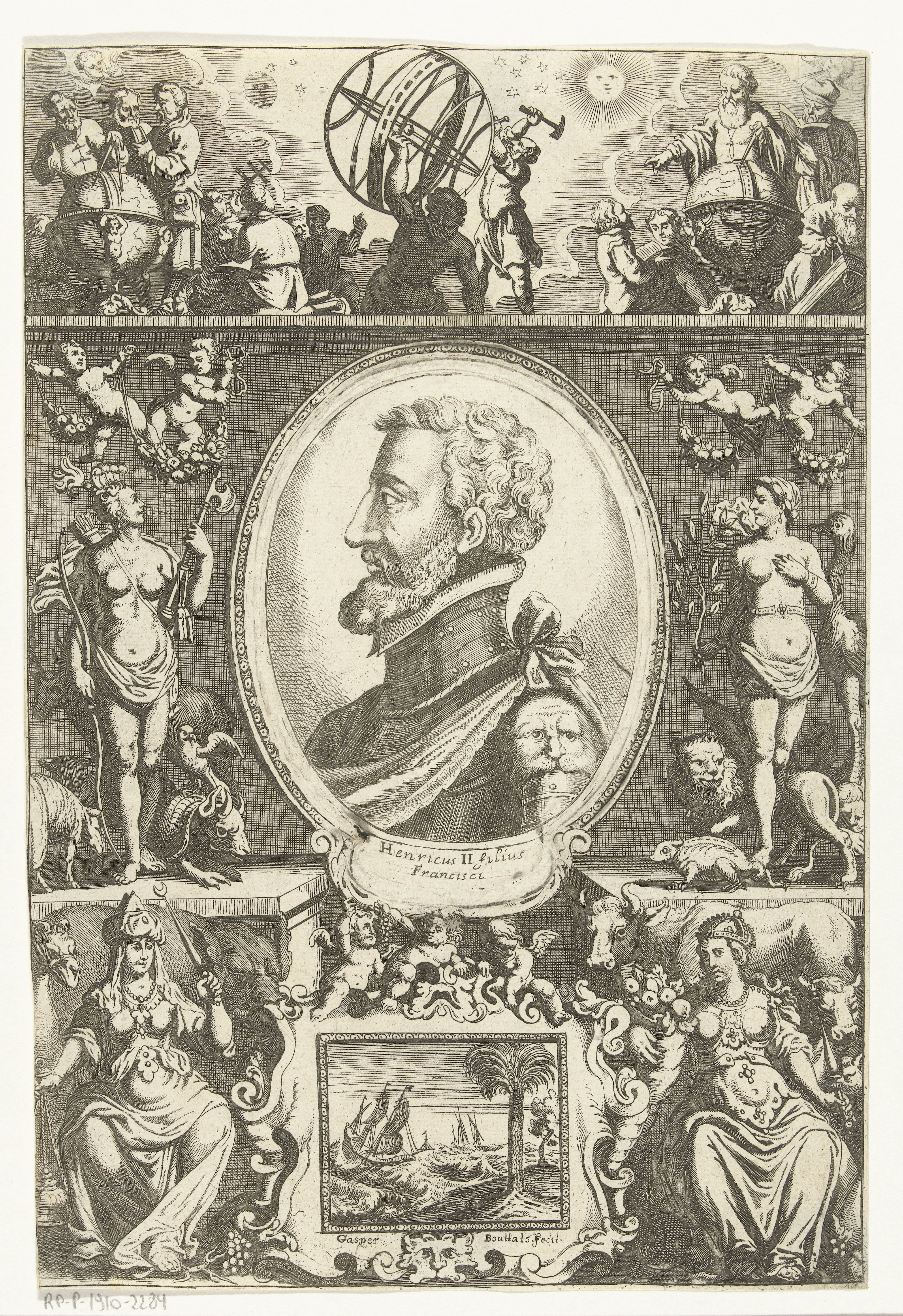 Portret van Hendrik II van Frankrijk