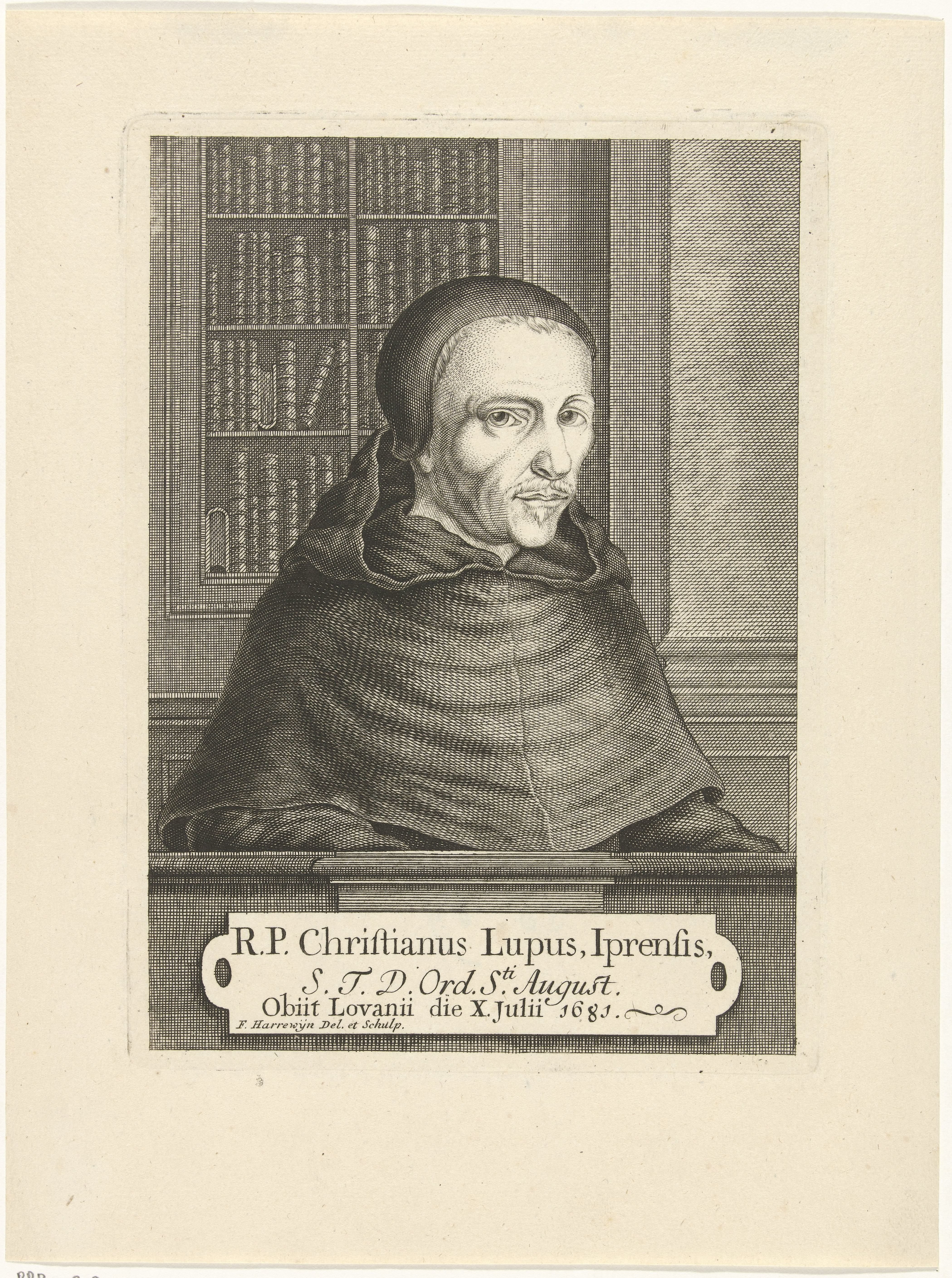 Portret van Christianus Lupus
