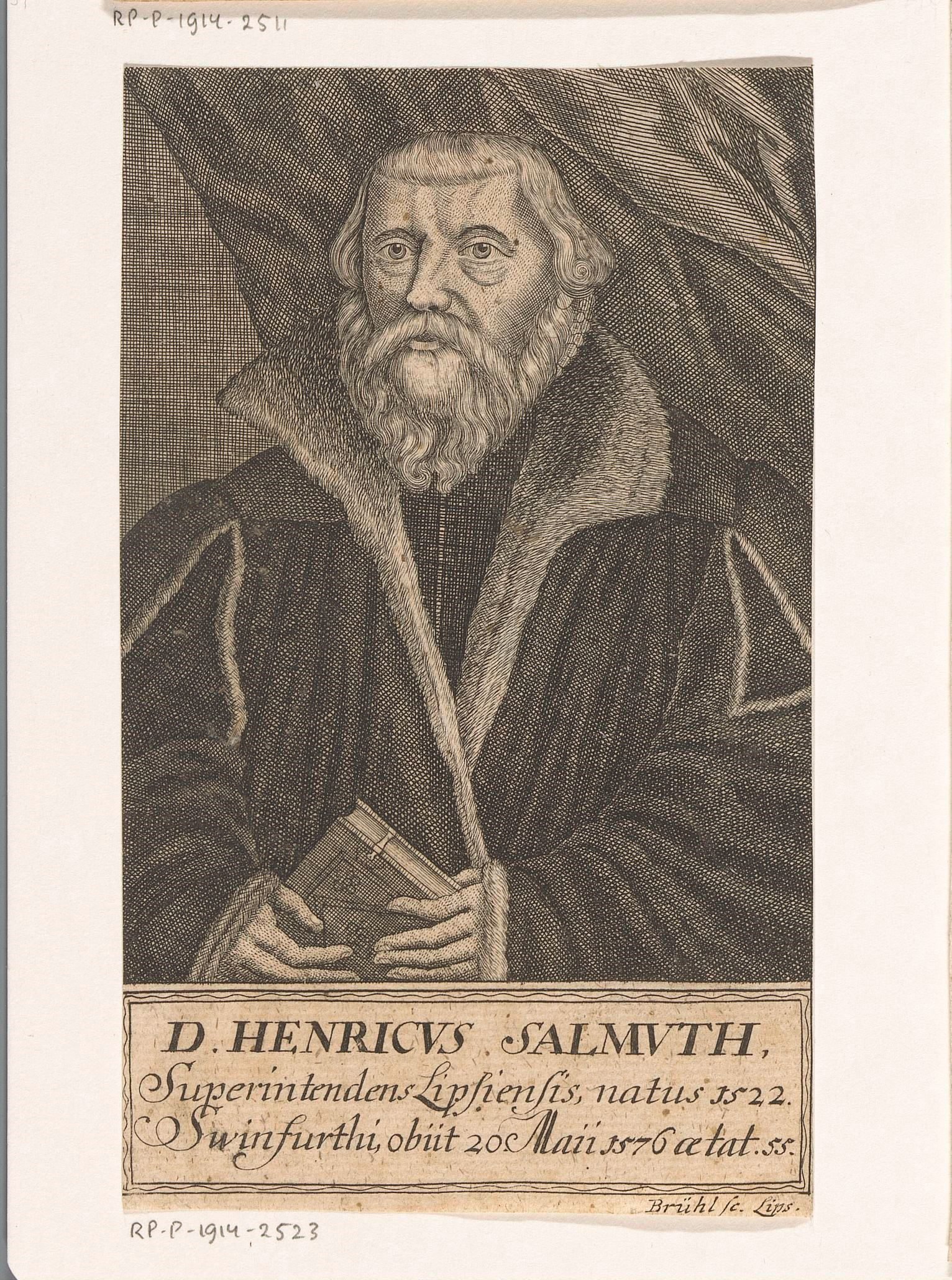 Portret van Heinrich Salmuth