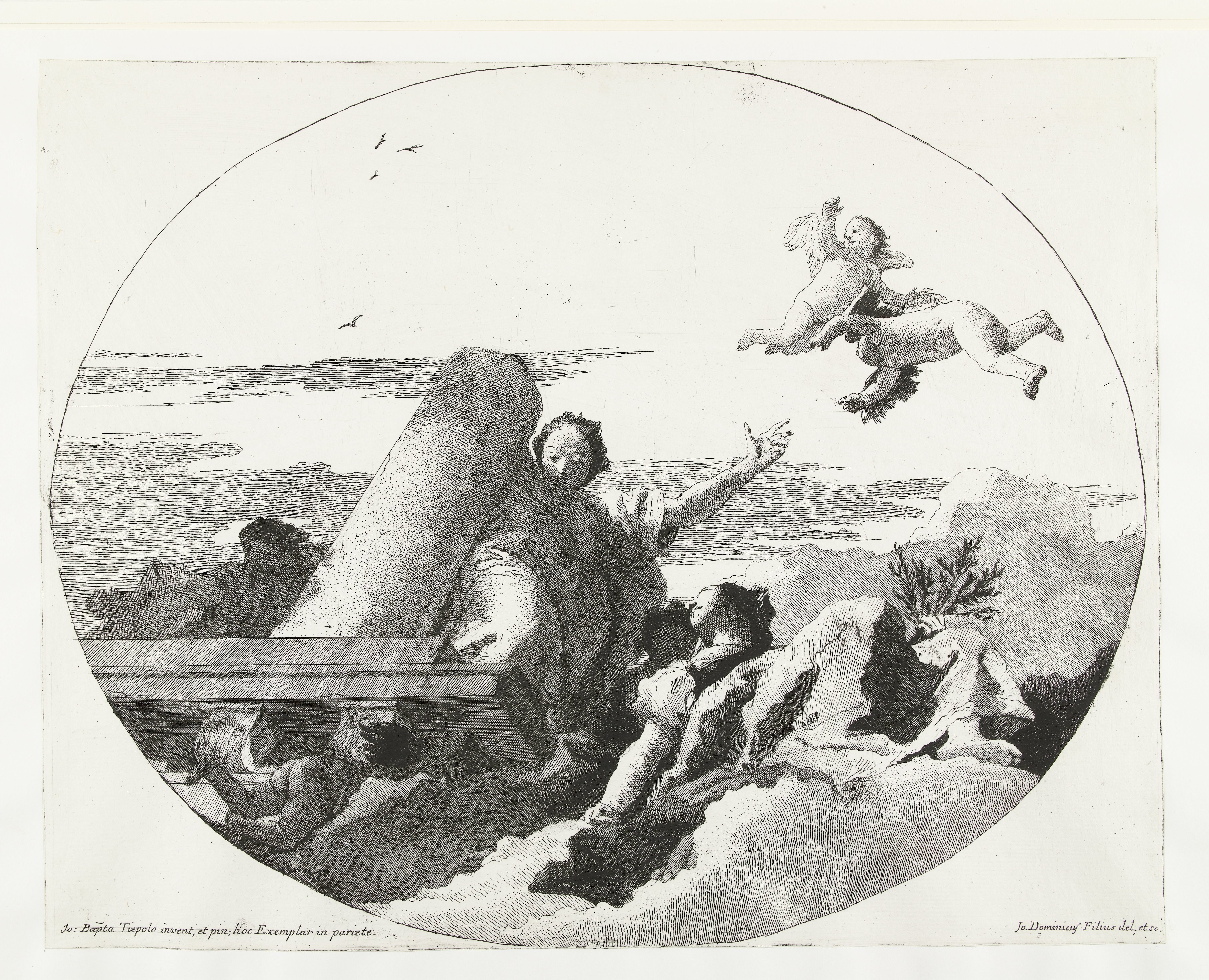 Allegorie met Kracht (Fortitudo) en Vrede (Pax)
