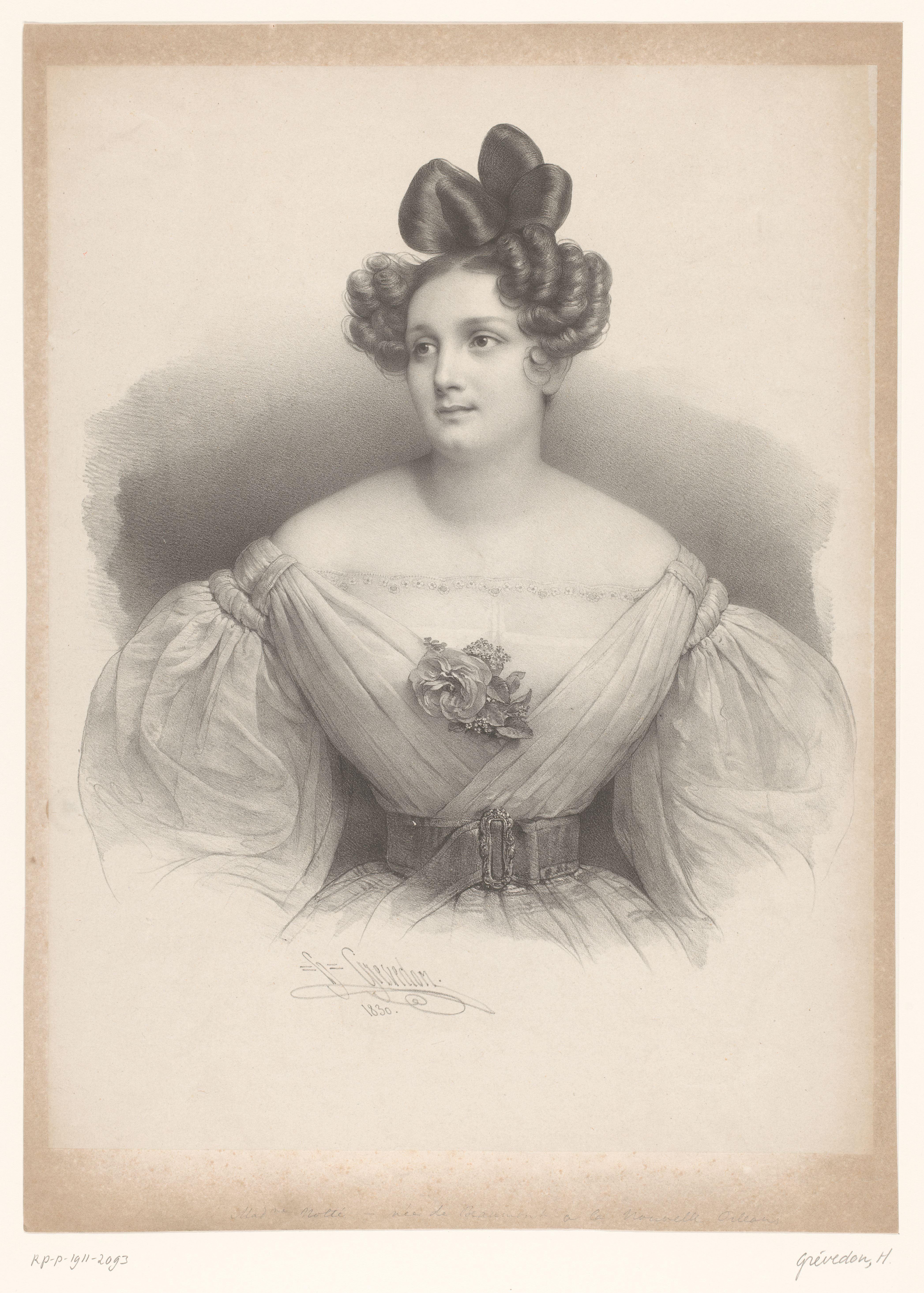 Portret van Madame Nolté