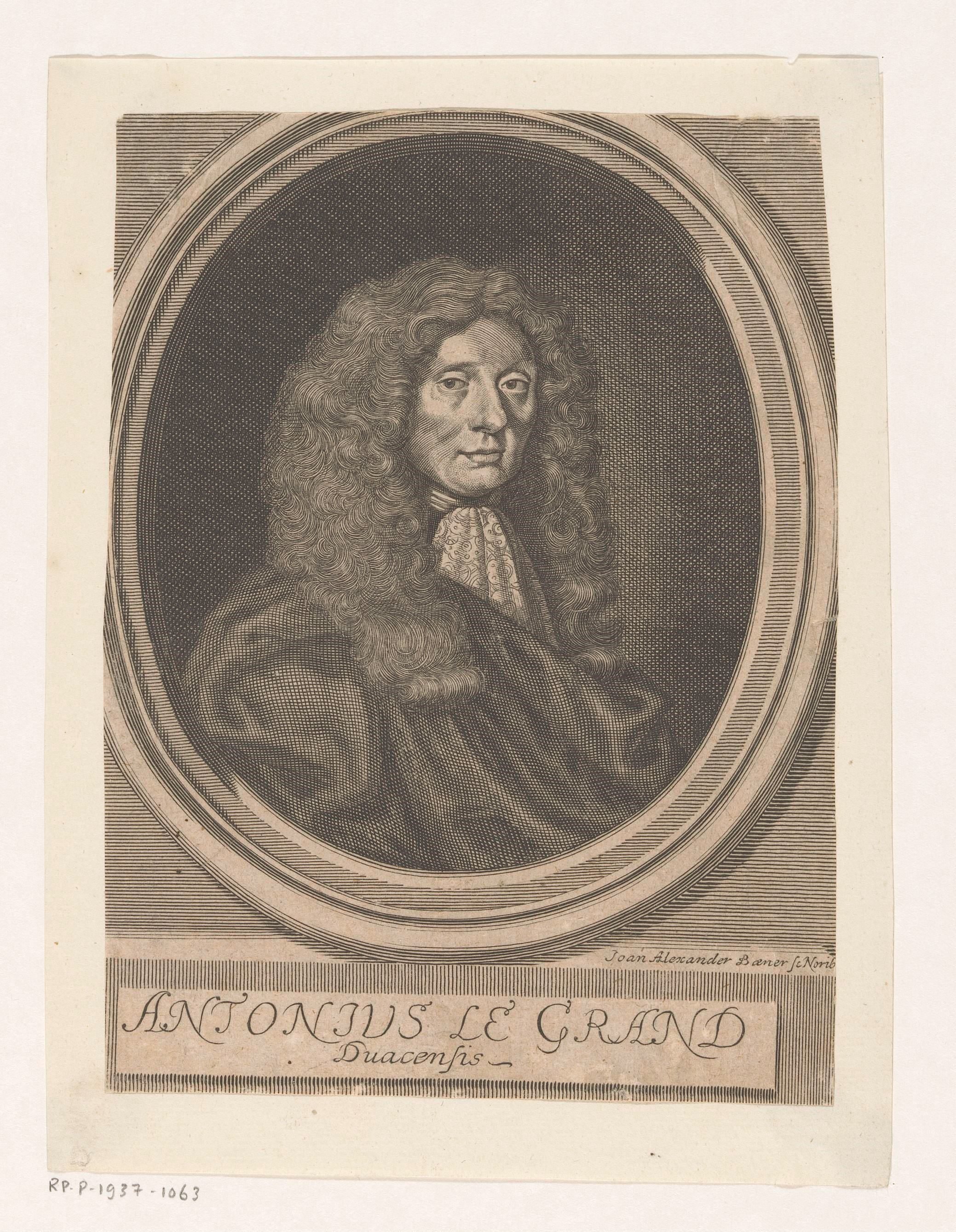Portret van Antoine Legrand