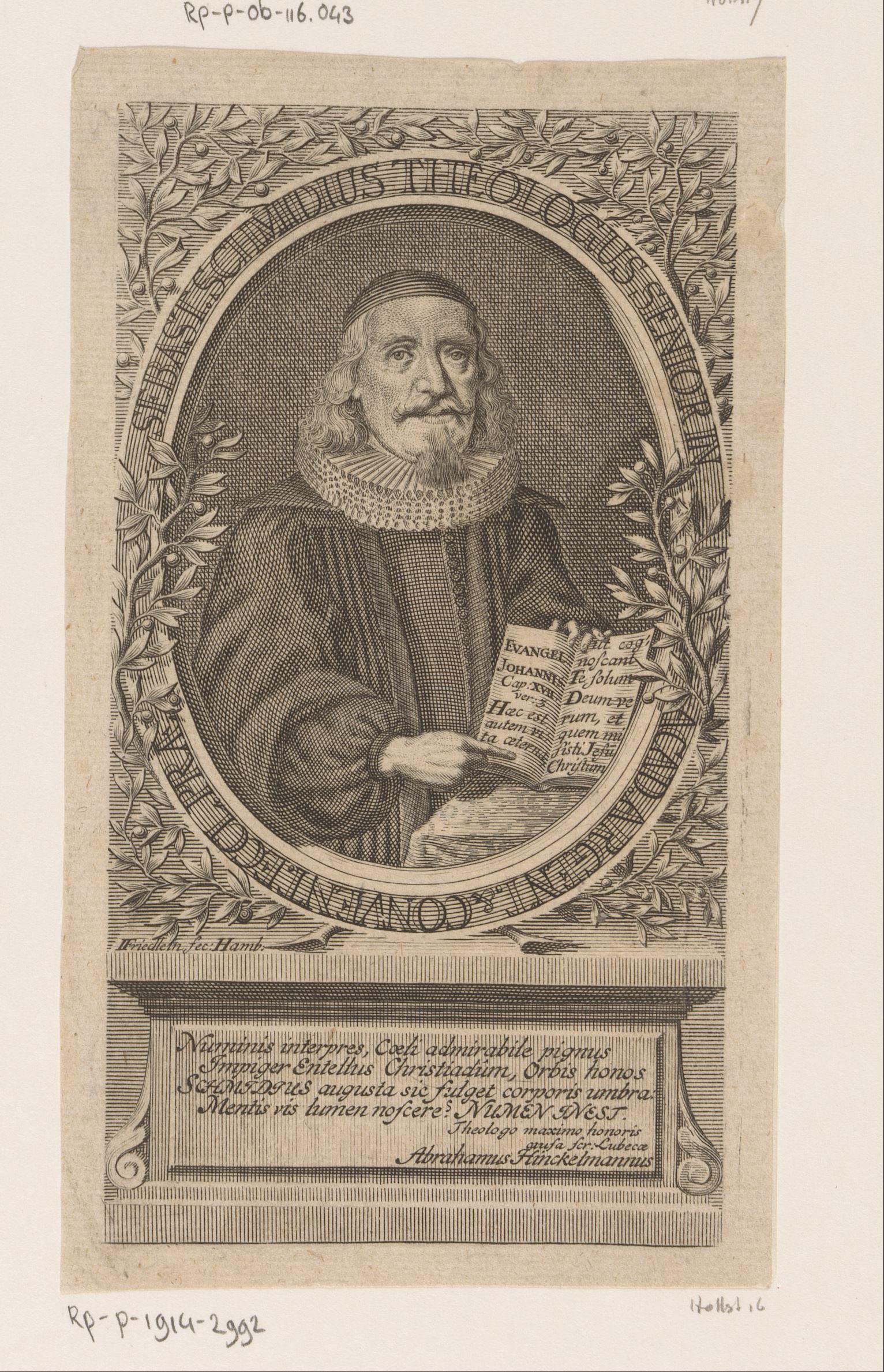 Portret van Sebastian Schmidt