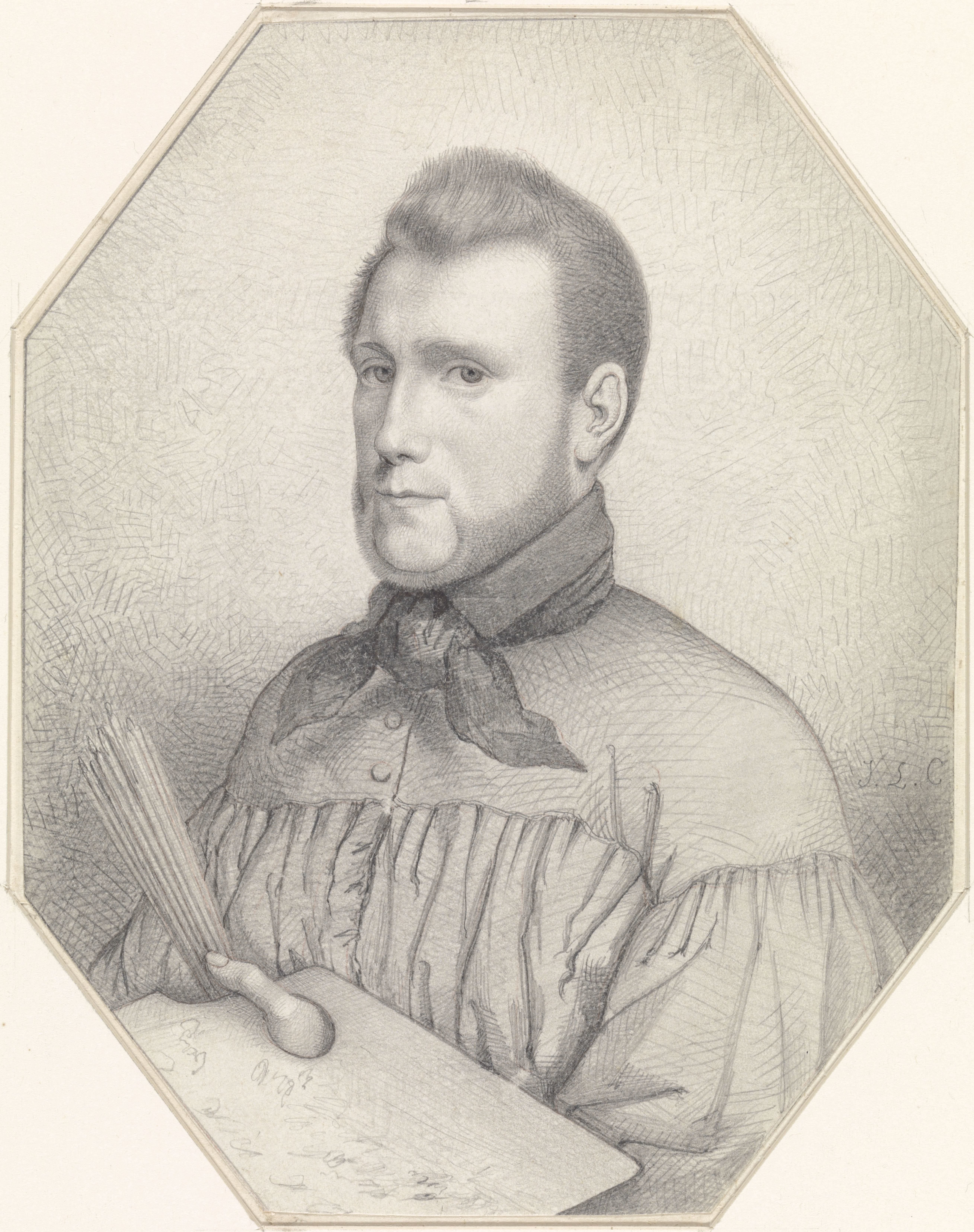 Zelfportret van Jacobus Ludovicus Cornet