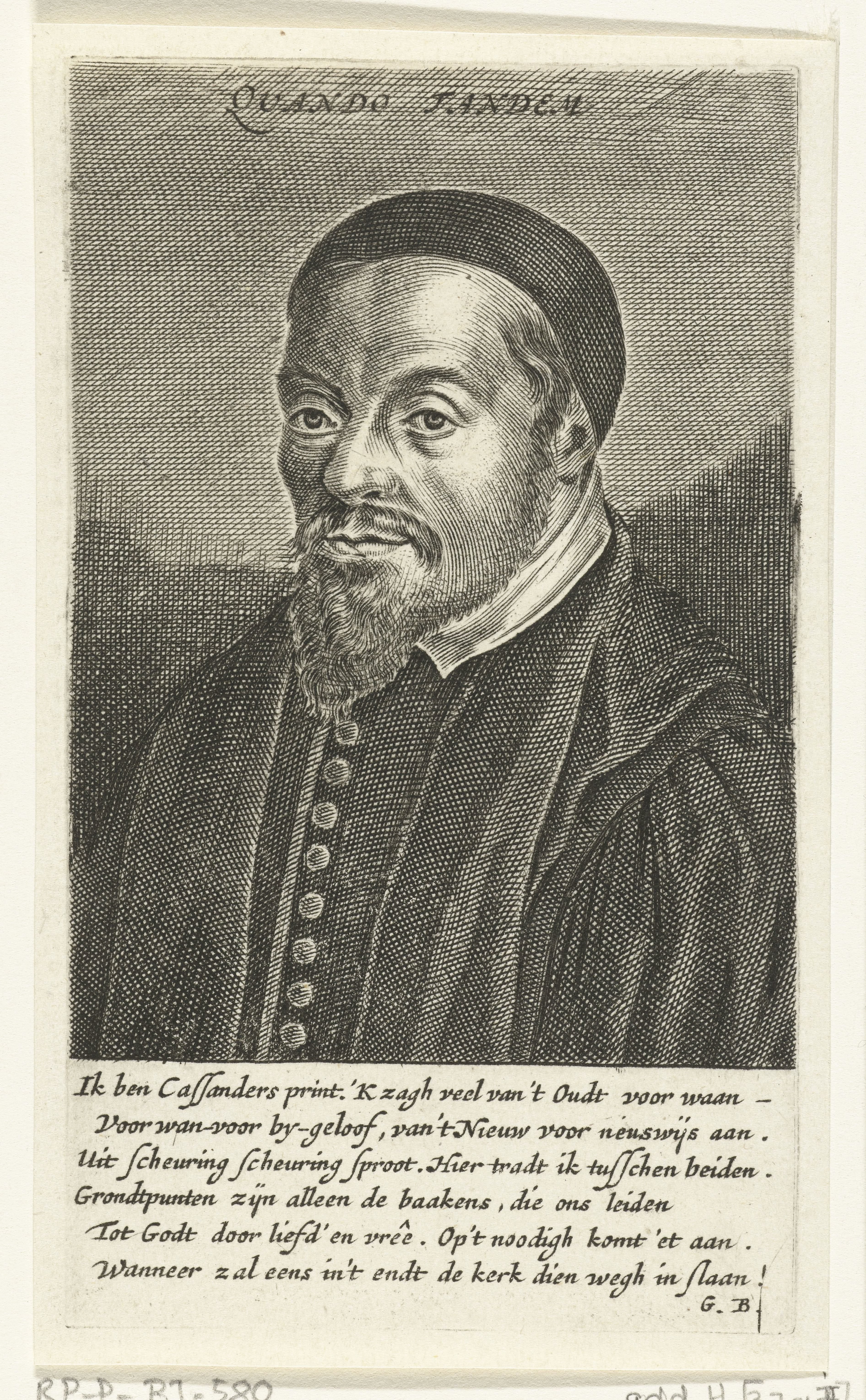 Portret van Georg Cassander