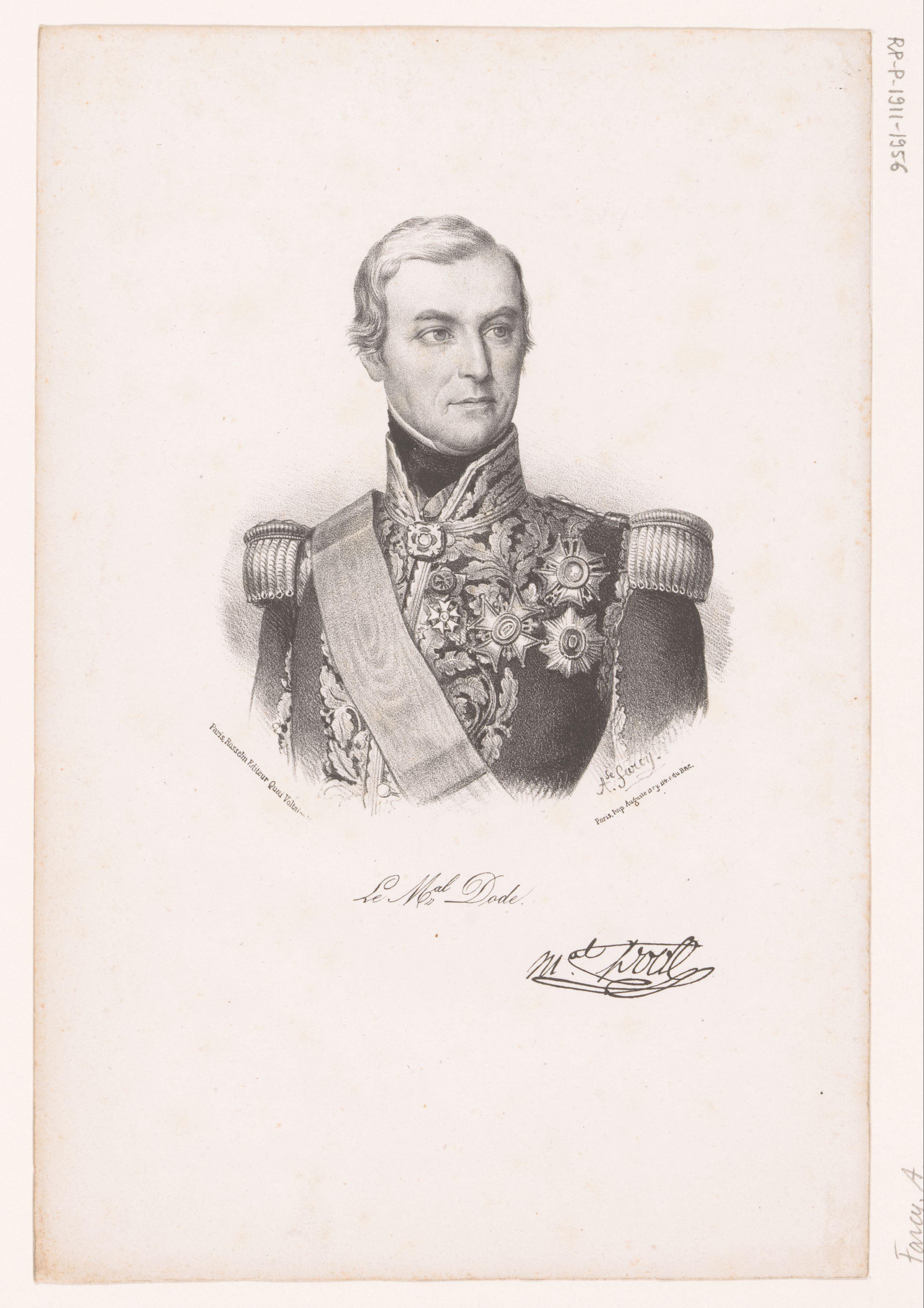 Portret van maarschalk Guillaume Dode de la Brunerie