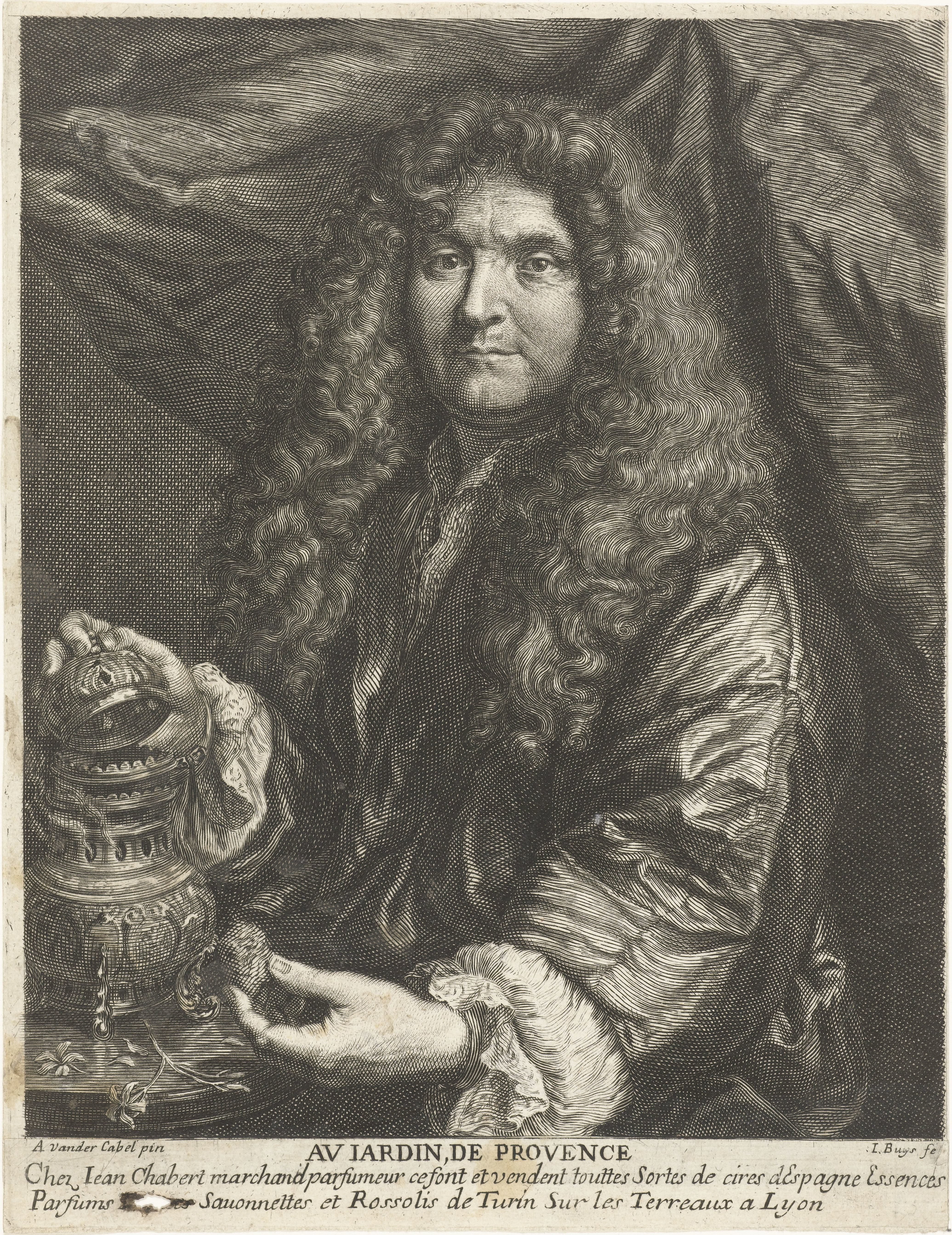 Portret van de parfumeur Jean Chabert