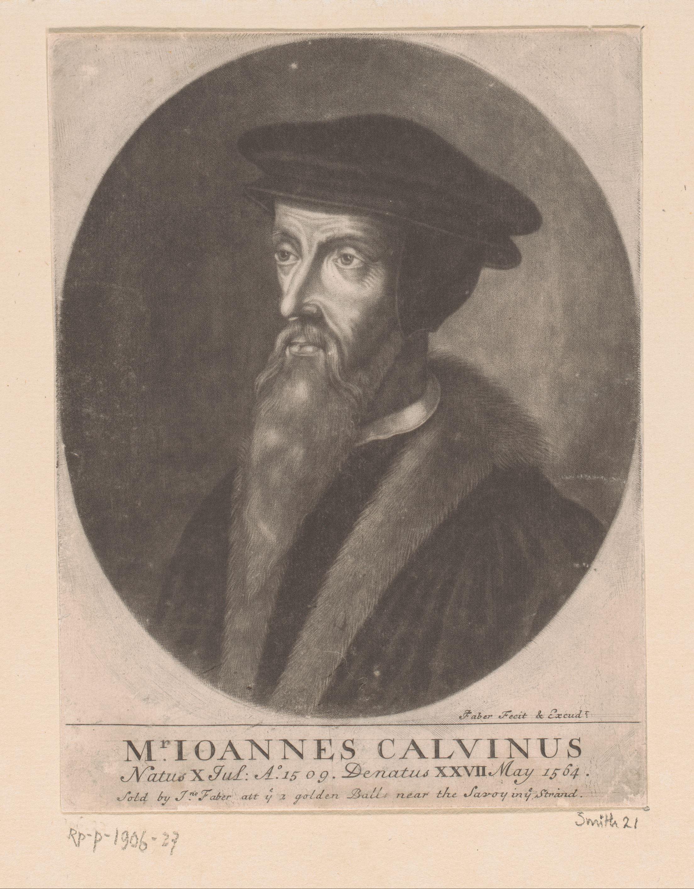 Portret van Johannes Calvijn