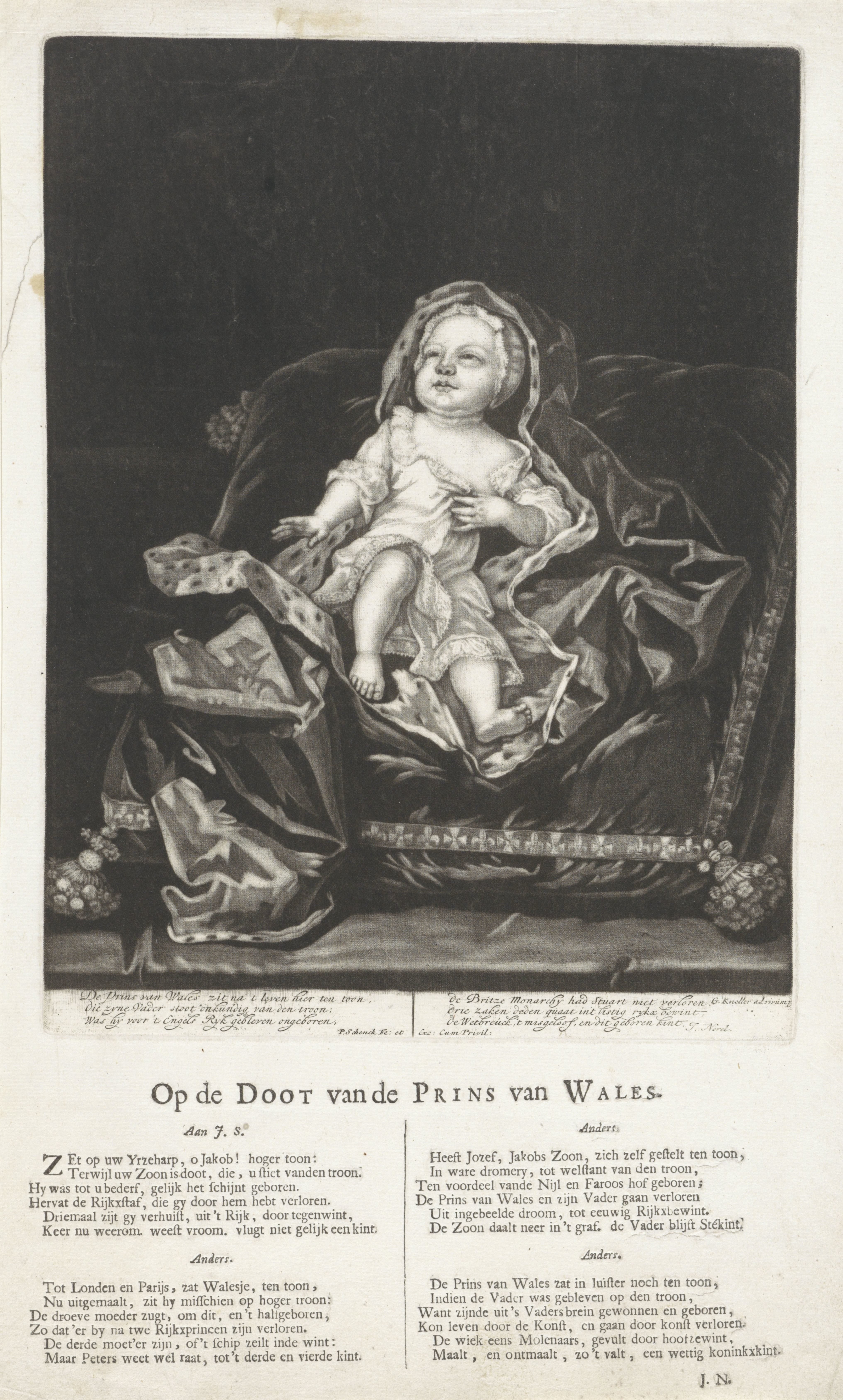 Jacobus Frans Eduard, prins van Wales, 1688-1689