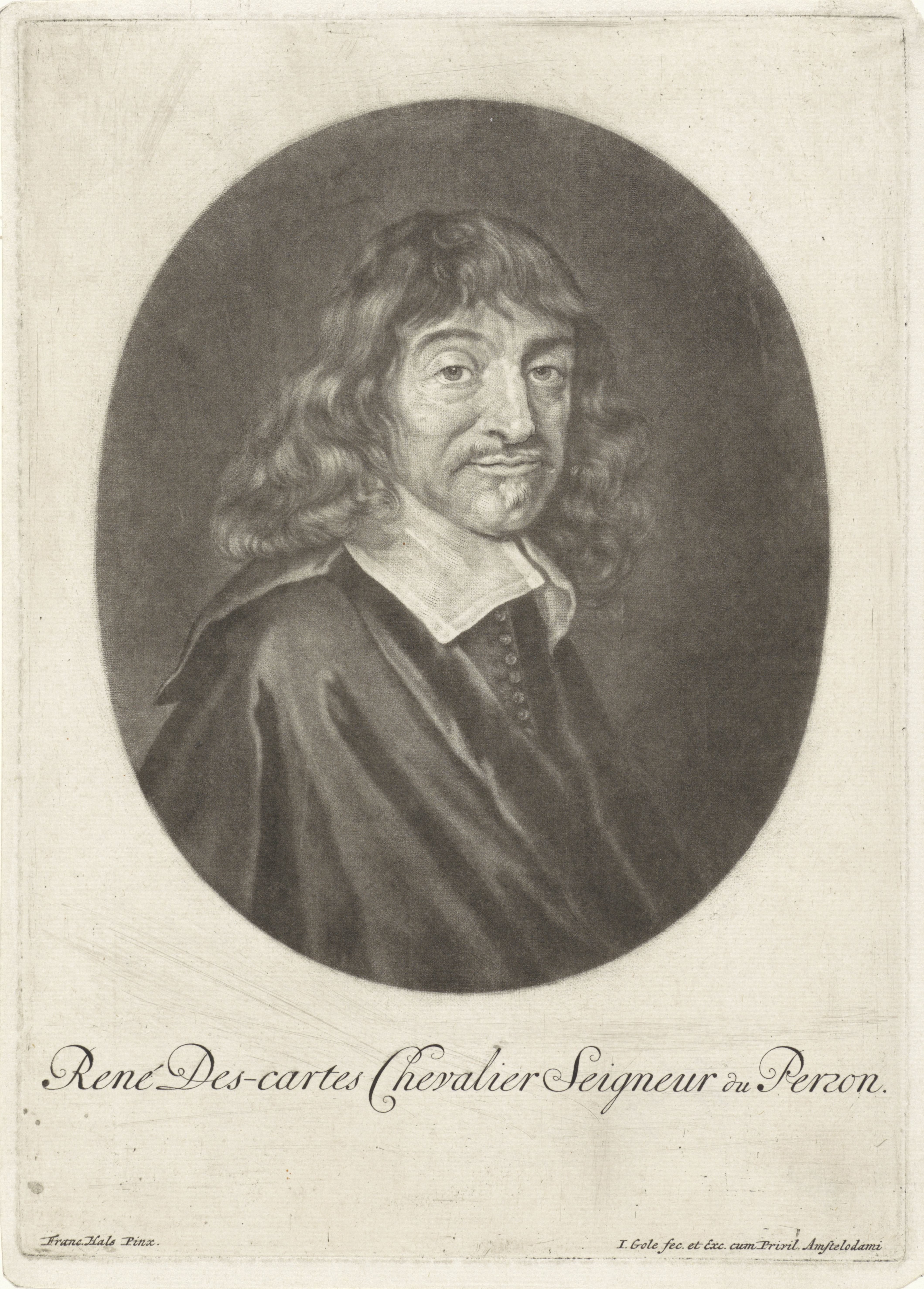 Portret van René Descartes