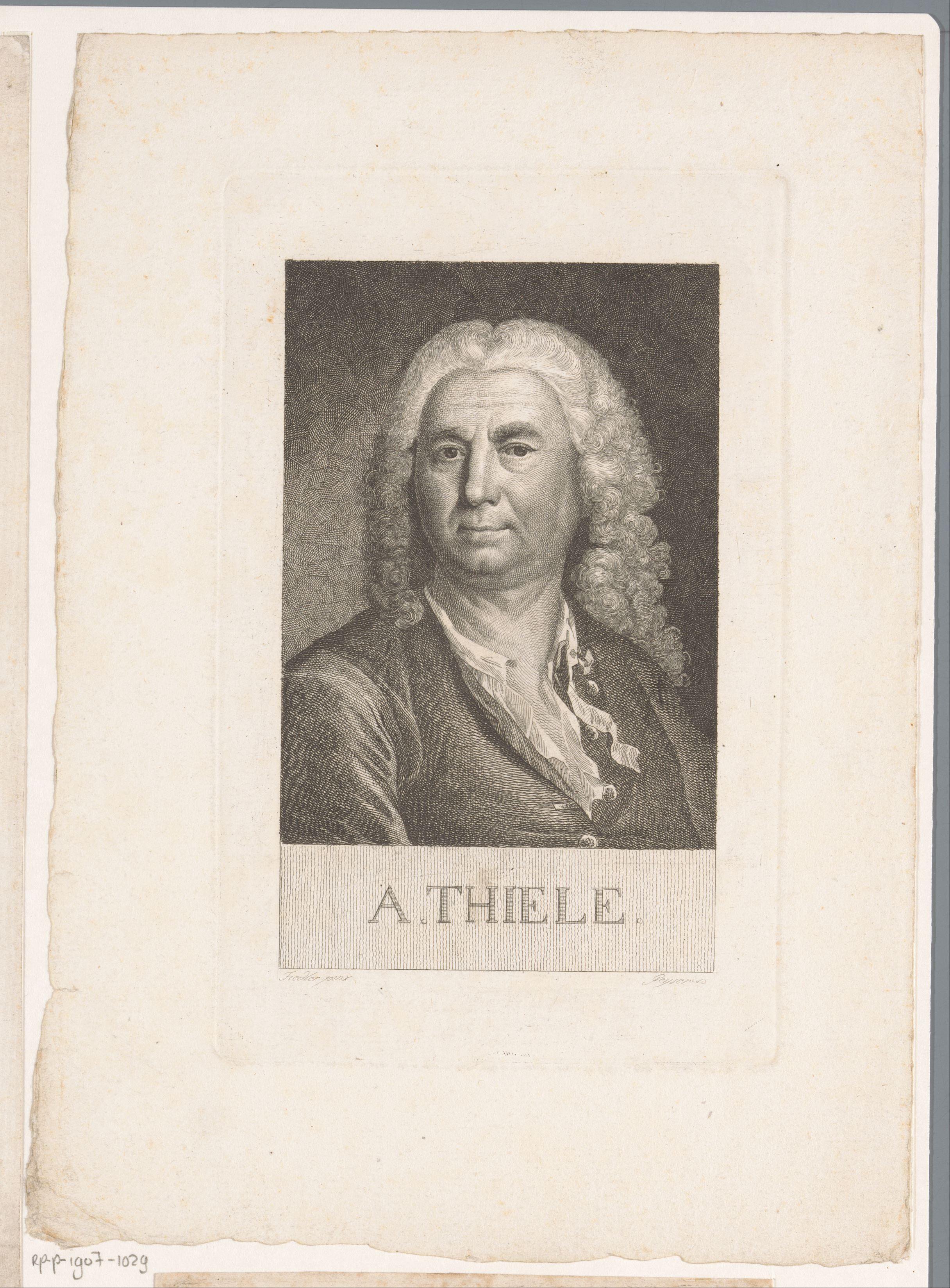Portret van Alexander Thiele