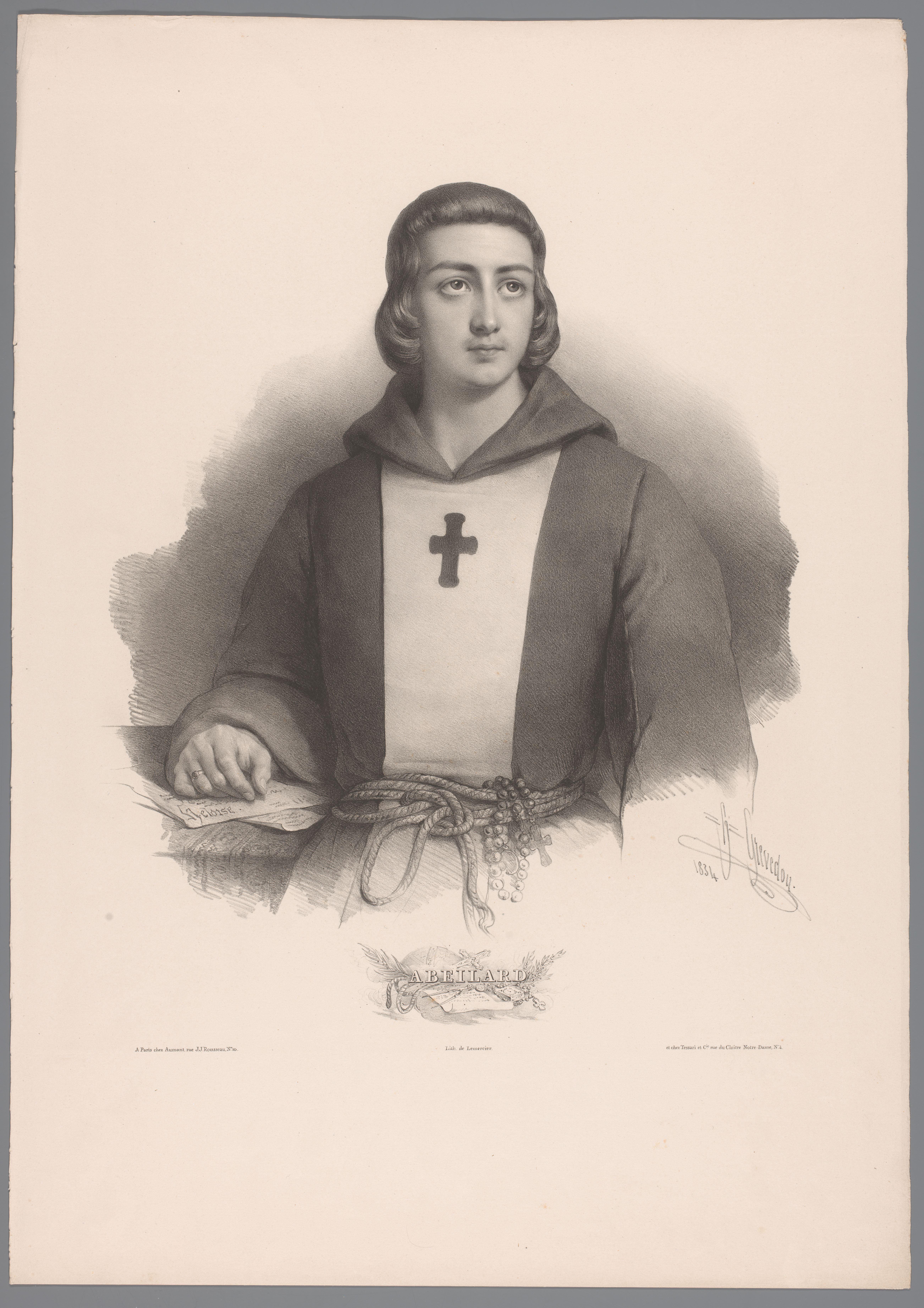 Portret van Pierre Abélard