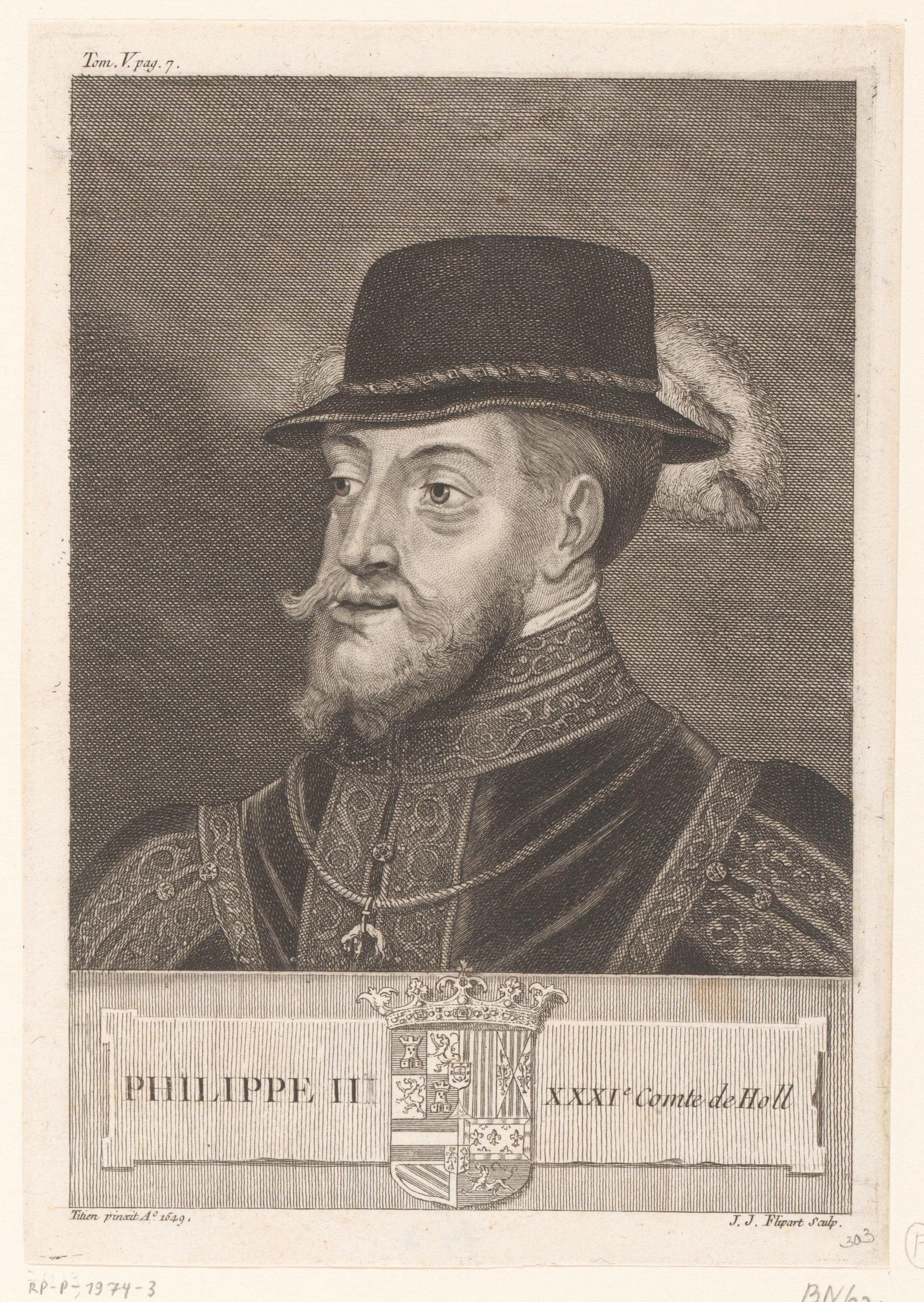 Portret van Filips II van Spanje
