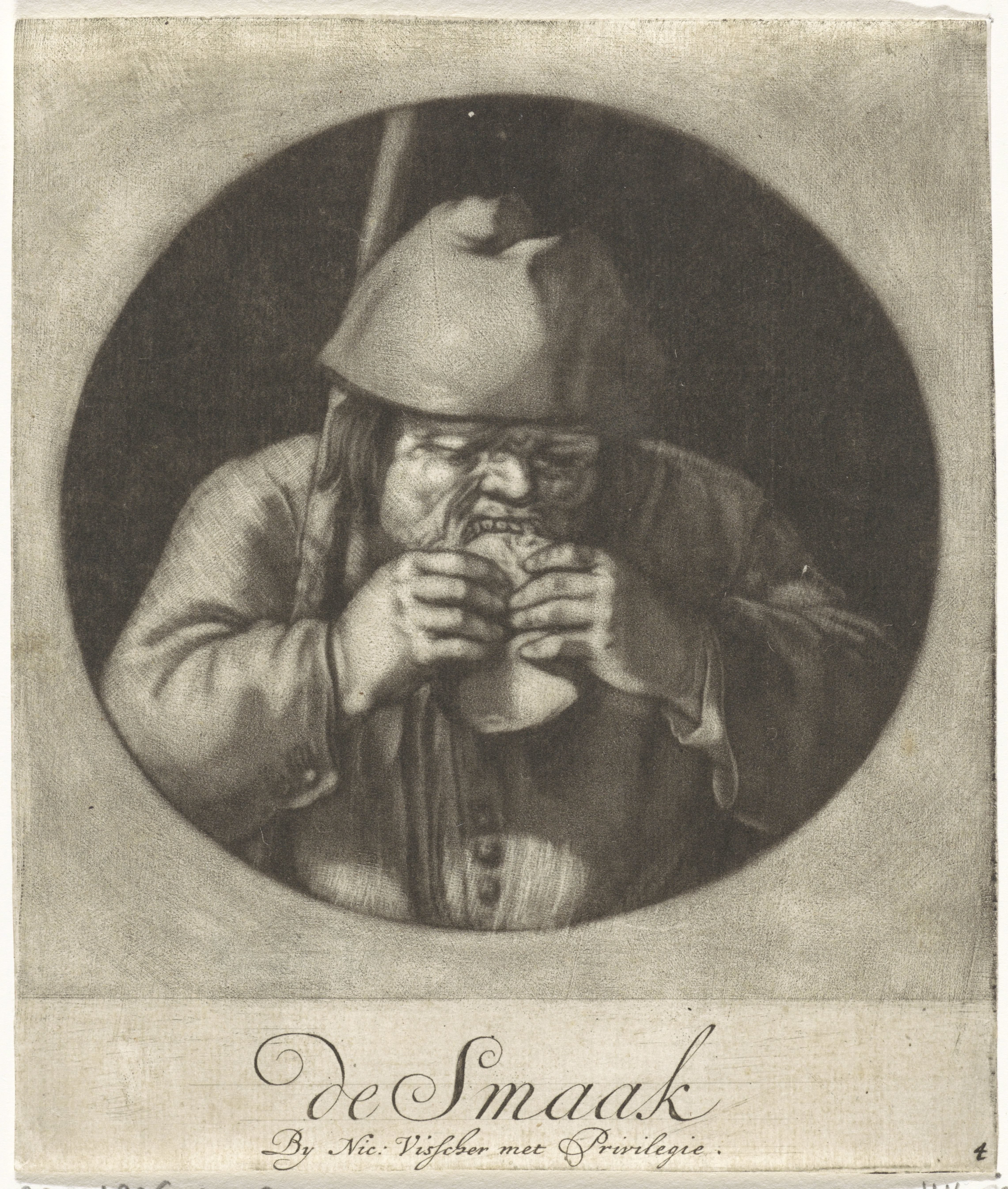 De Smaak: etende man