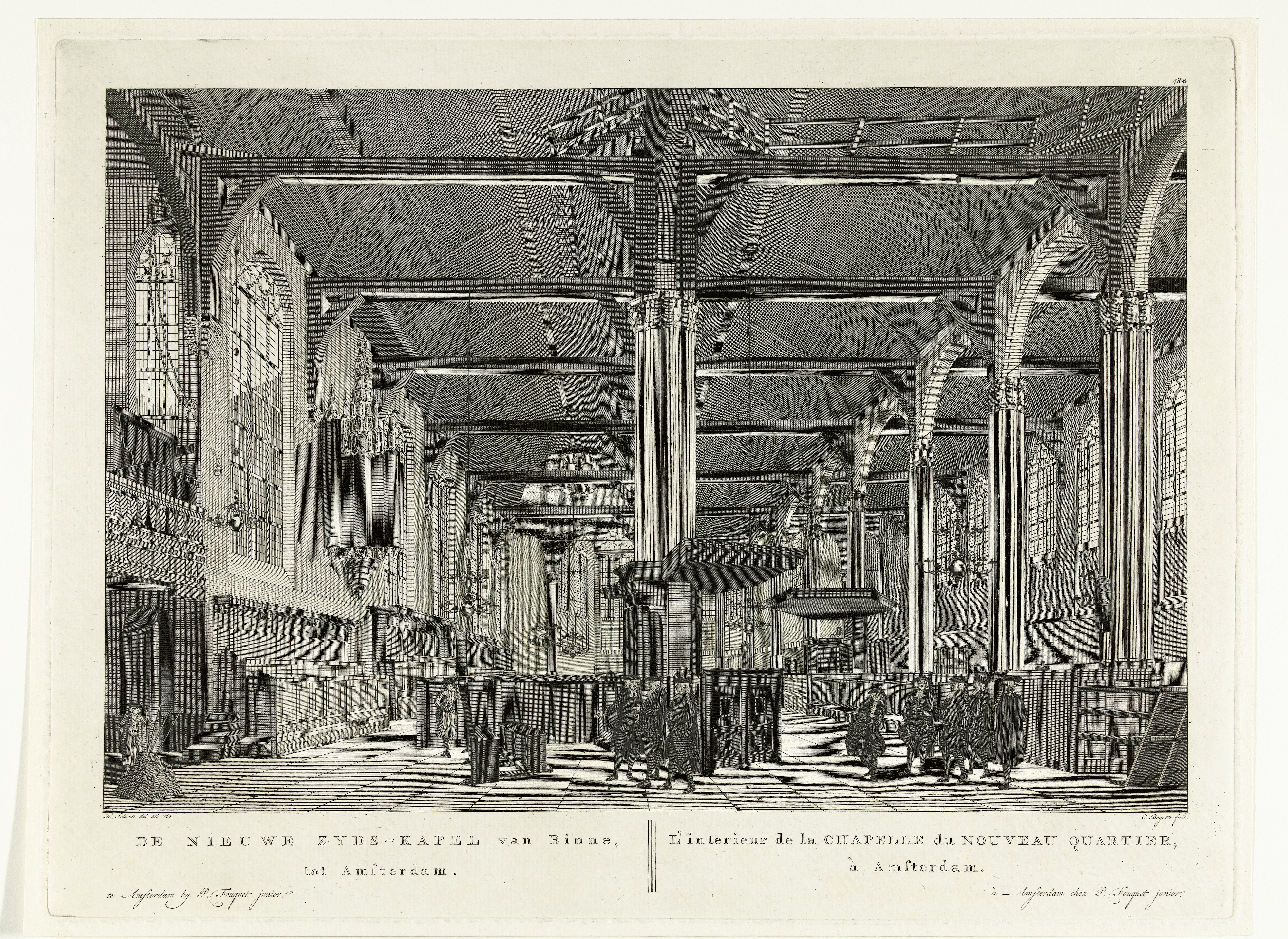 Interieur van de Nieuwezijds Kapel te Amsterdam