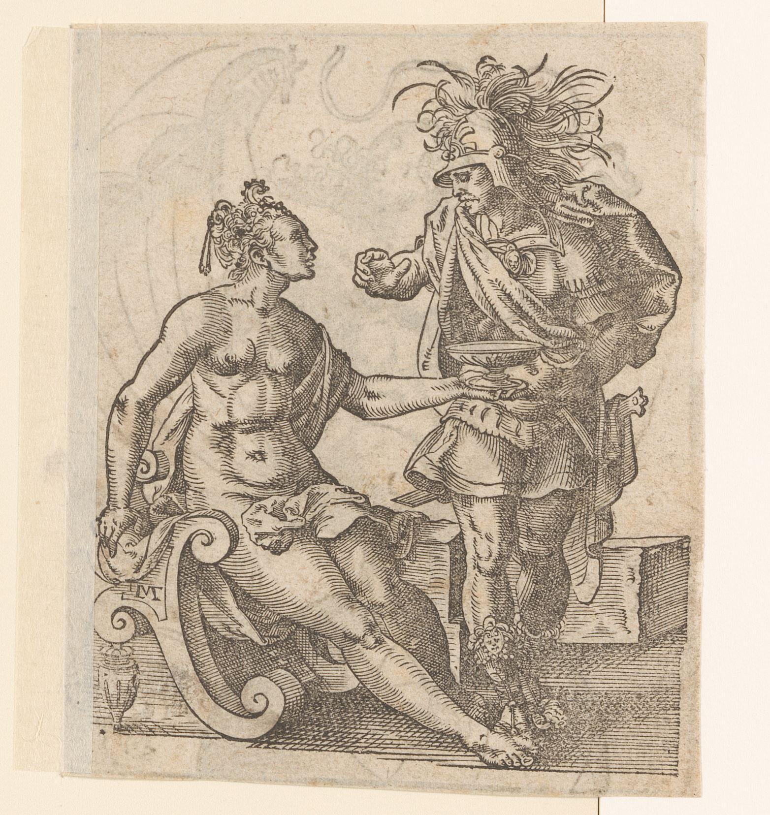 Circe reikt Odysseus de gifbeker