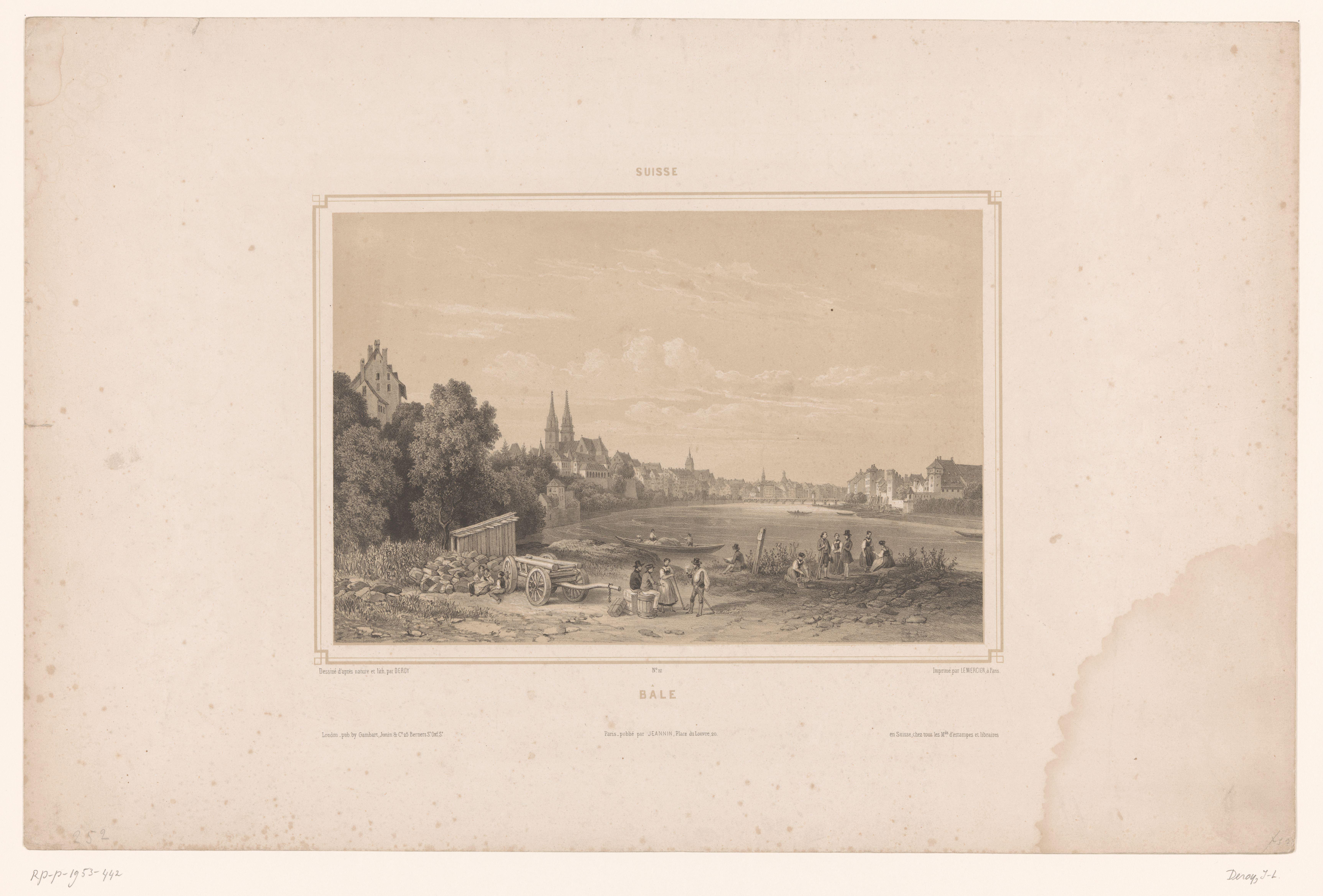 Zicht op Bazel aan de Rijn
