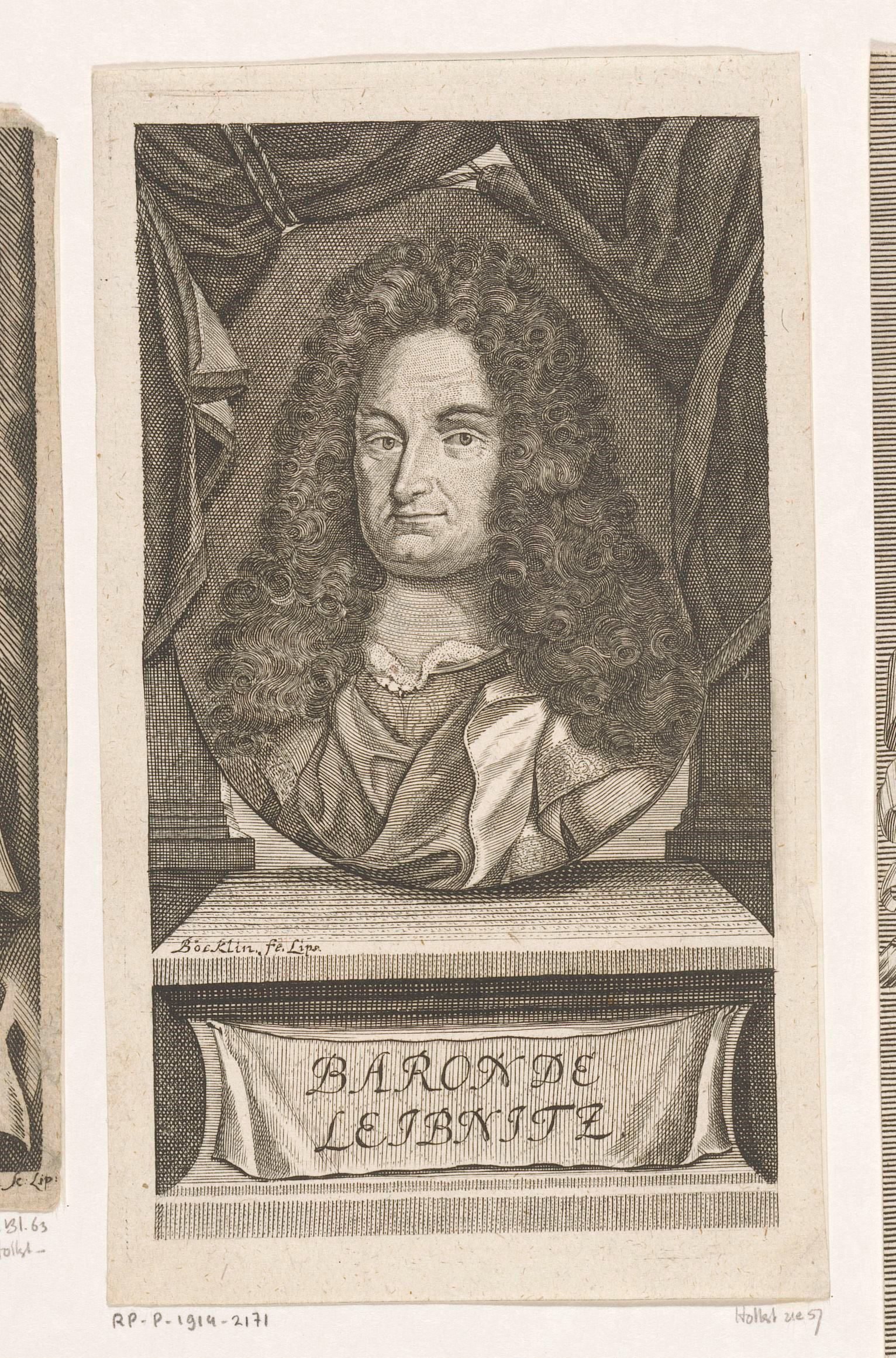 Portret van Gottfried Wilhelm Leibnitz