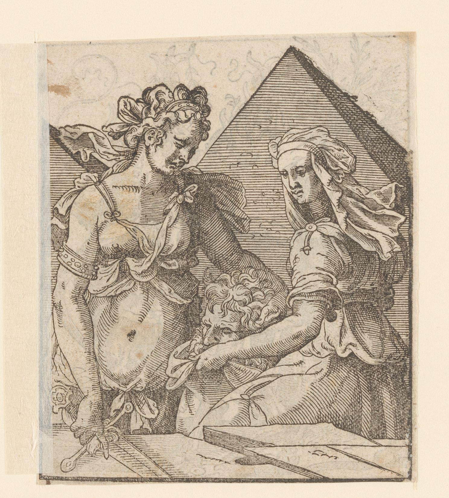 Judith en haar dienstmaagd met het hoofd van Holofernes