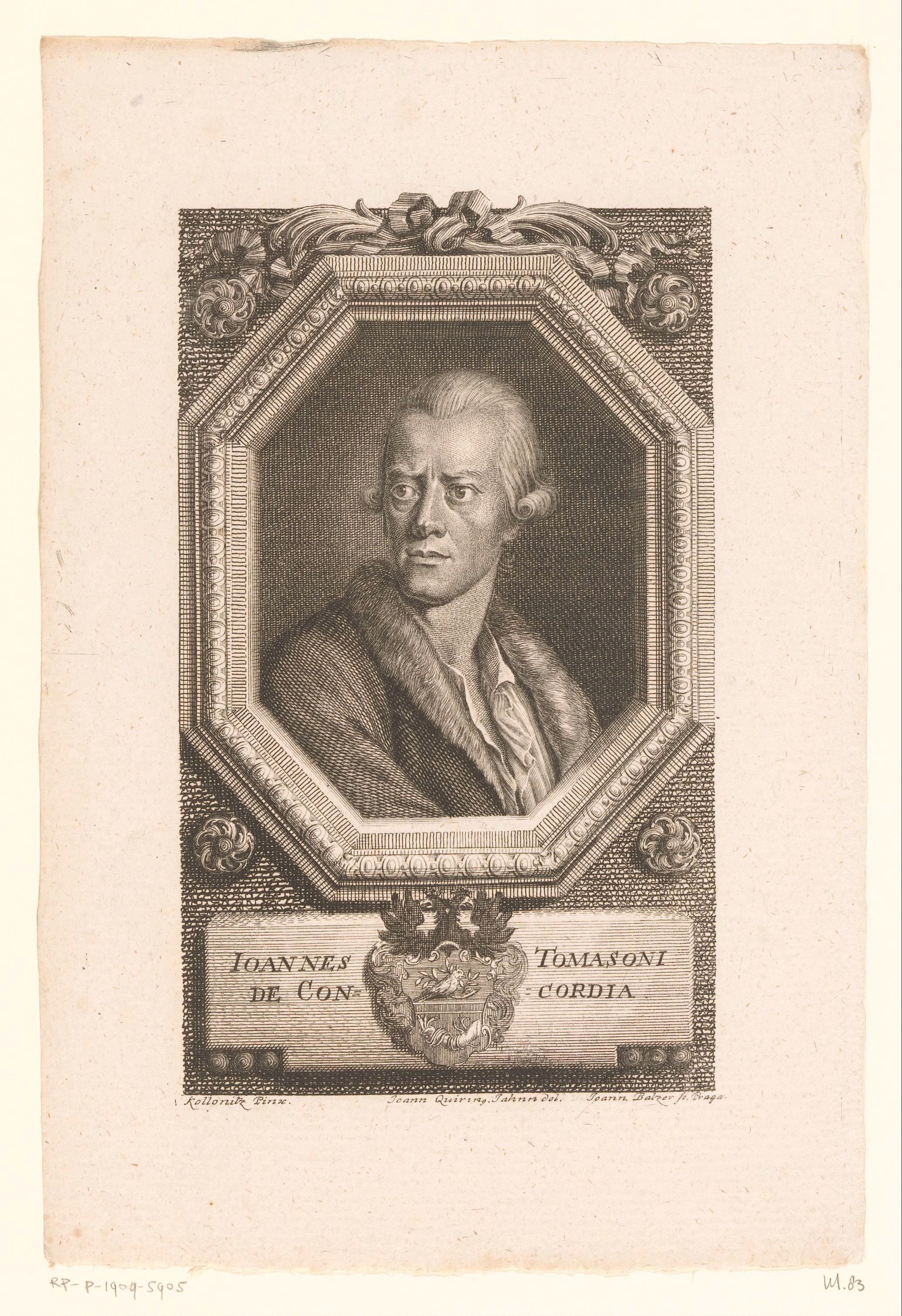 Portret van Johannes Tomasoni de Concordia