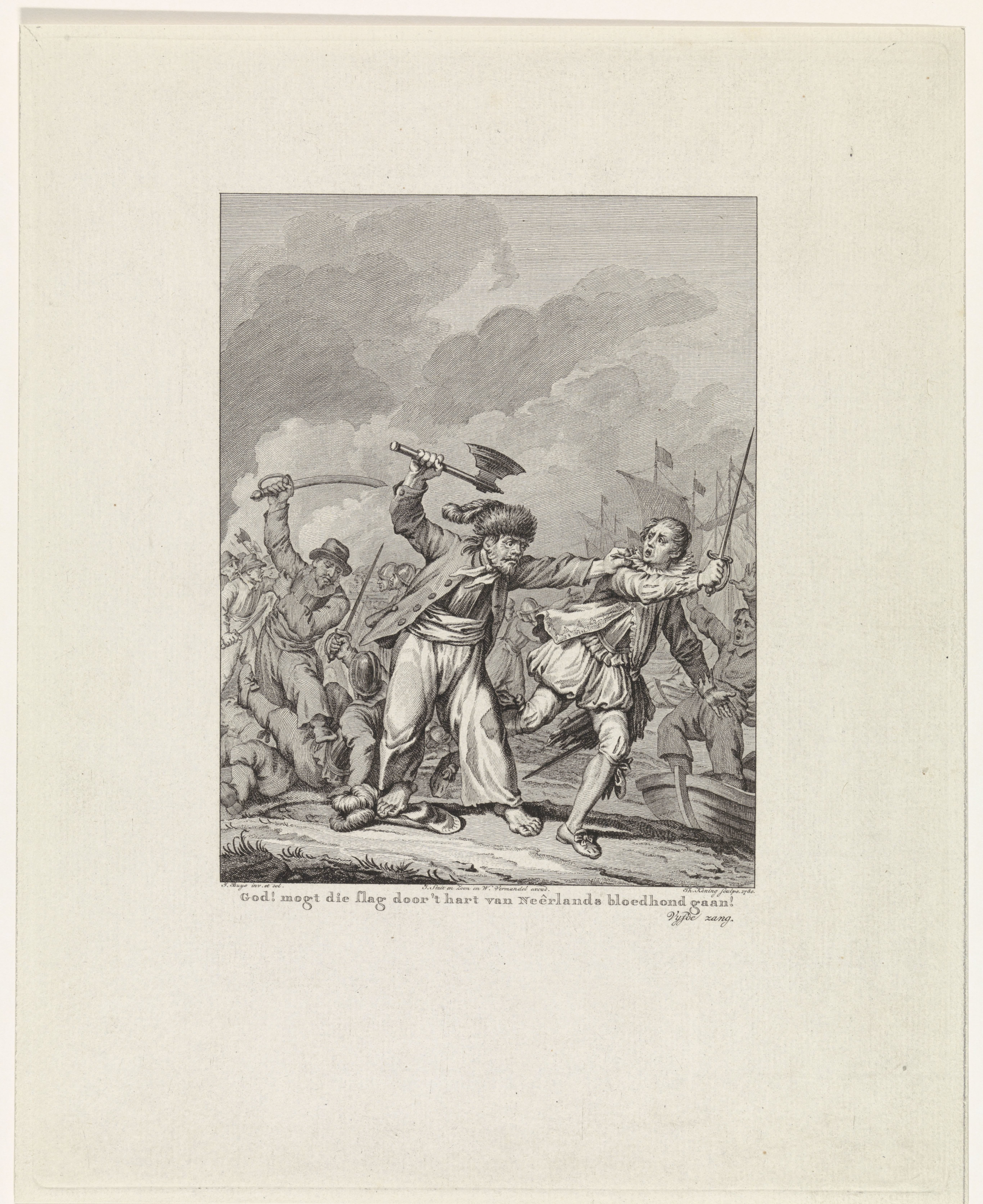 Gevecht tussen Barthold Entes en Agulo te Vlissingen, 1572